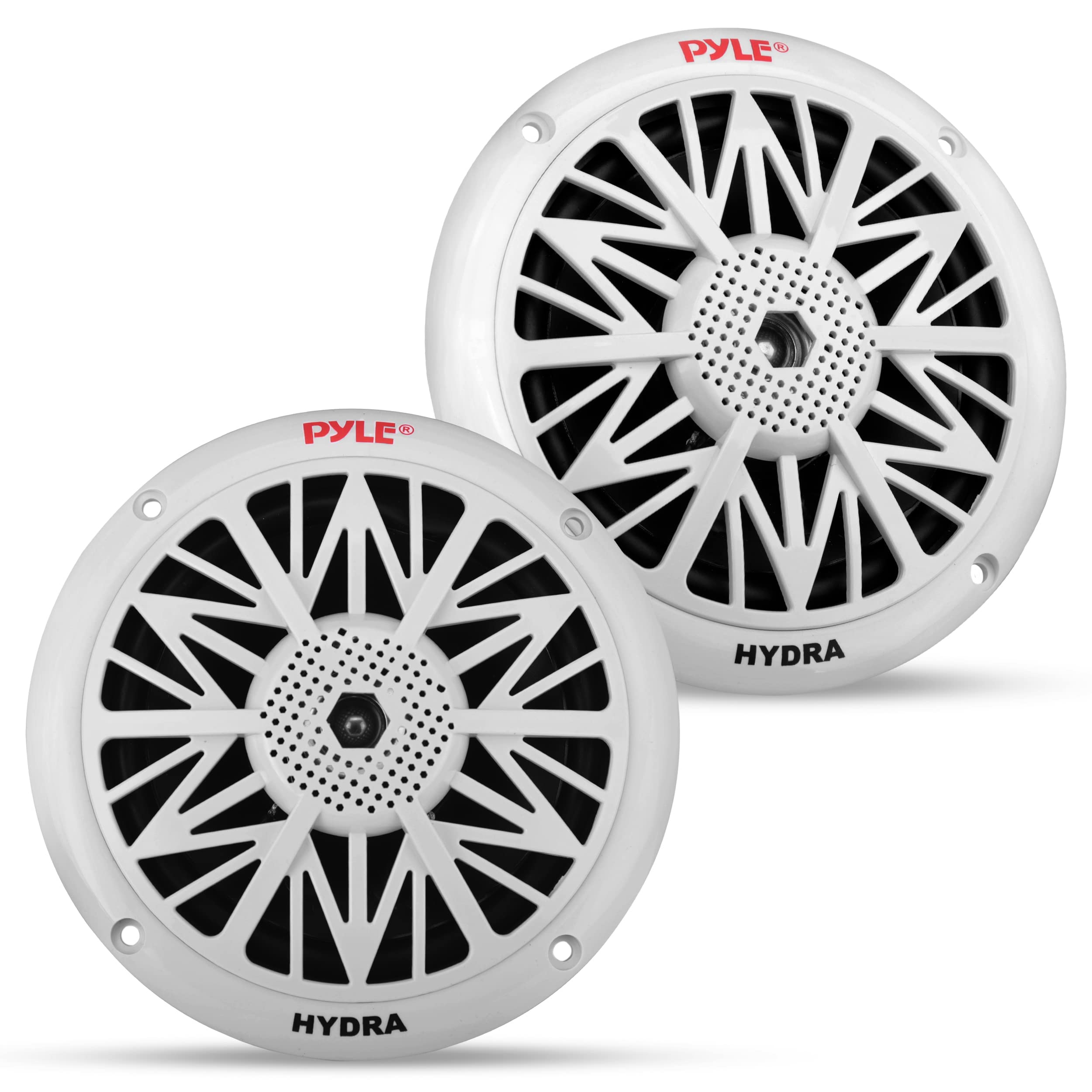 5.25 Inch Dual Marine Speakers   2 Way Waterproof And Weather Resistant Outdoor Audio Stereo Sound System With 150 Watt Power, C