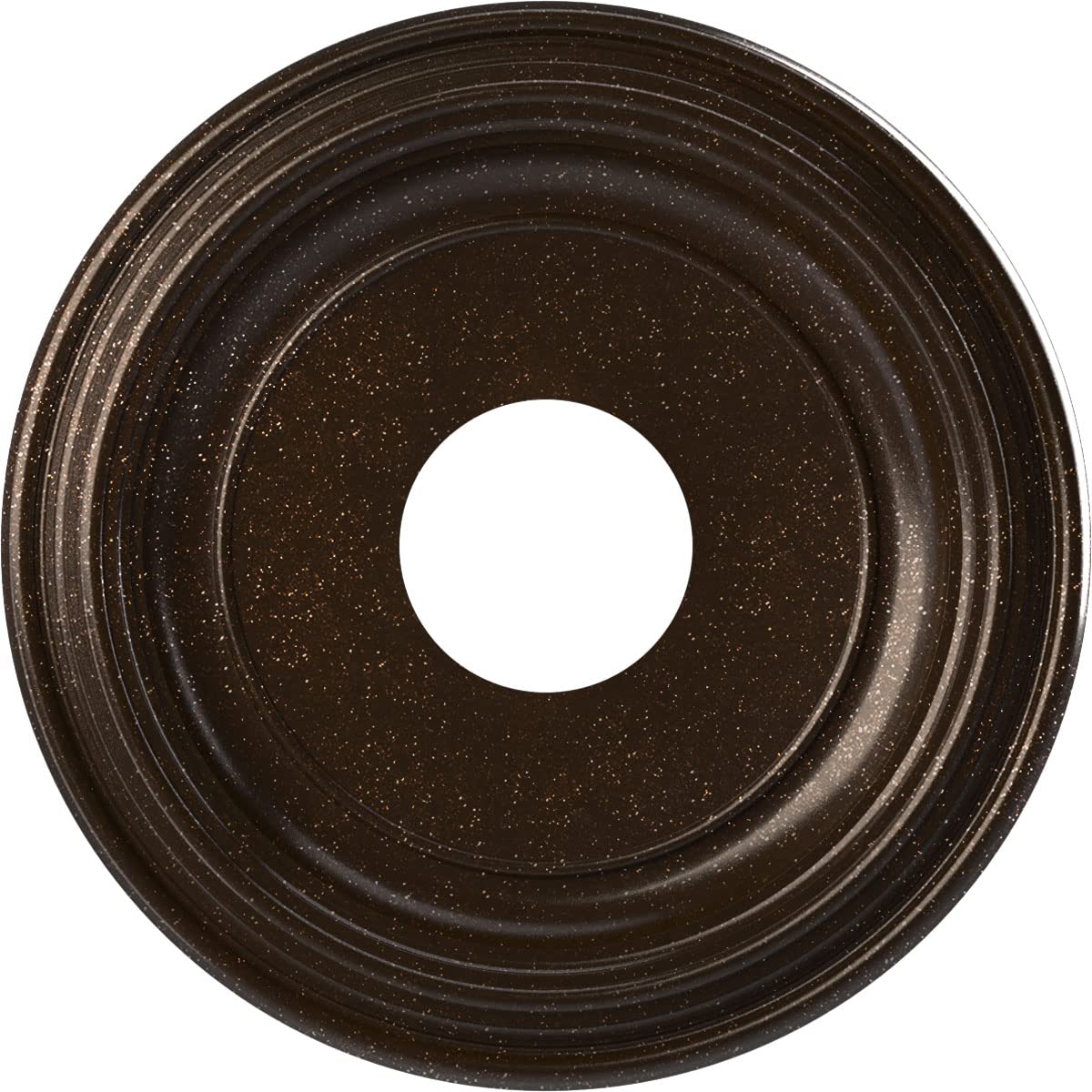 Ekena Millwork Cmp13Tramb Traditional Thermoformed Pvc Ceiling Medallion (Fits Canopies Up To 7 1/2''), 13''Od X 3 1/2''Id X 1 1