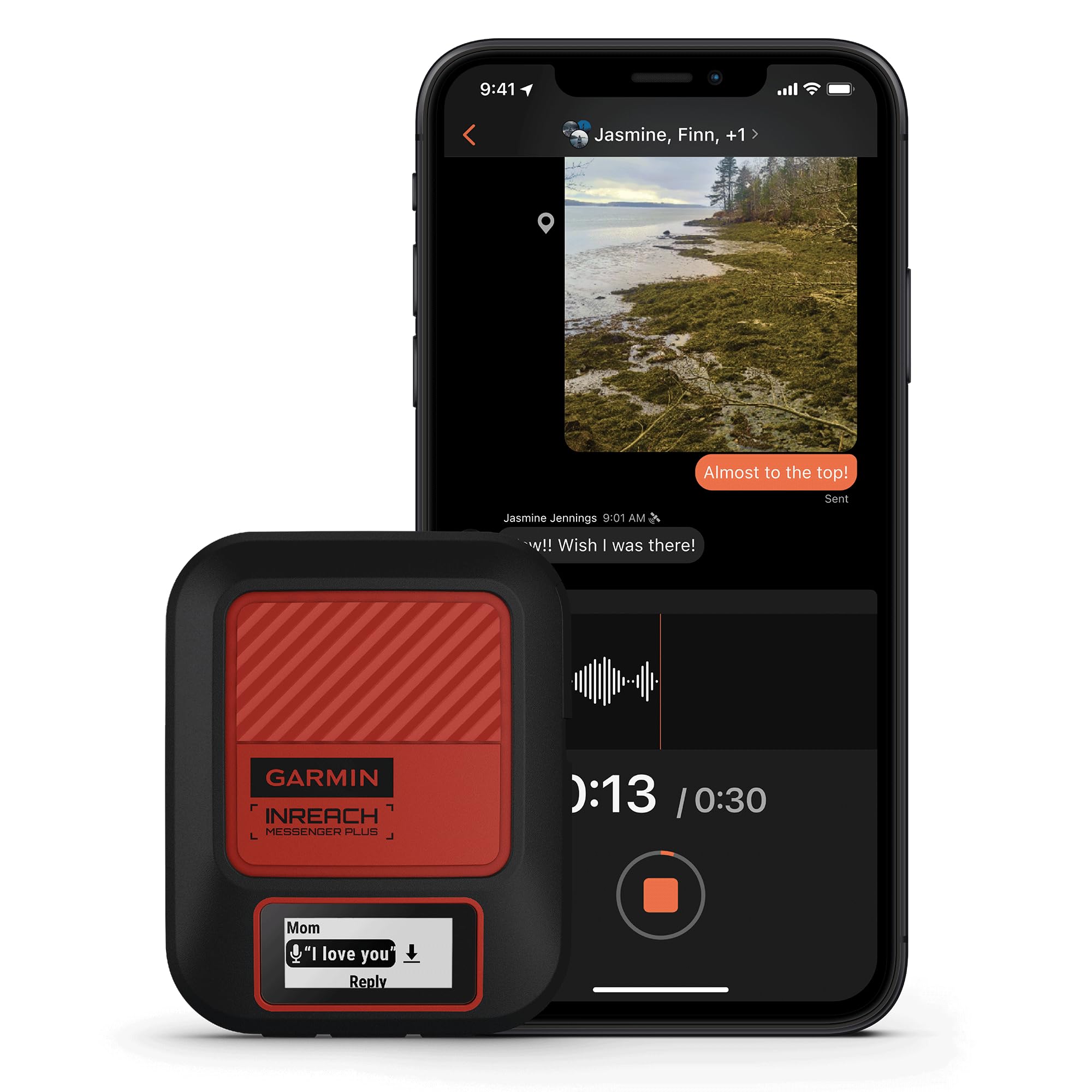 Garmin Inreach Messenger Plus, Sos Handheld Satellite Communicator With Photo, Text & Voice Messaging Without Cell Service, 25 D