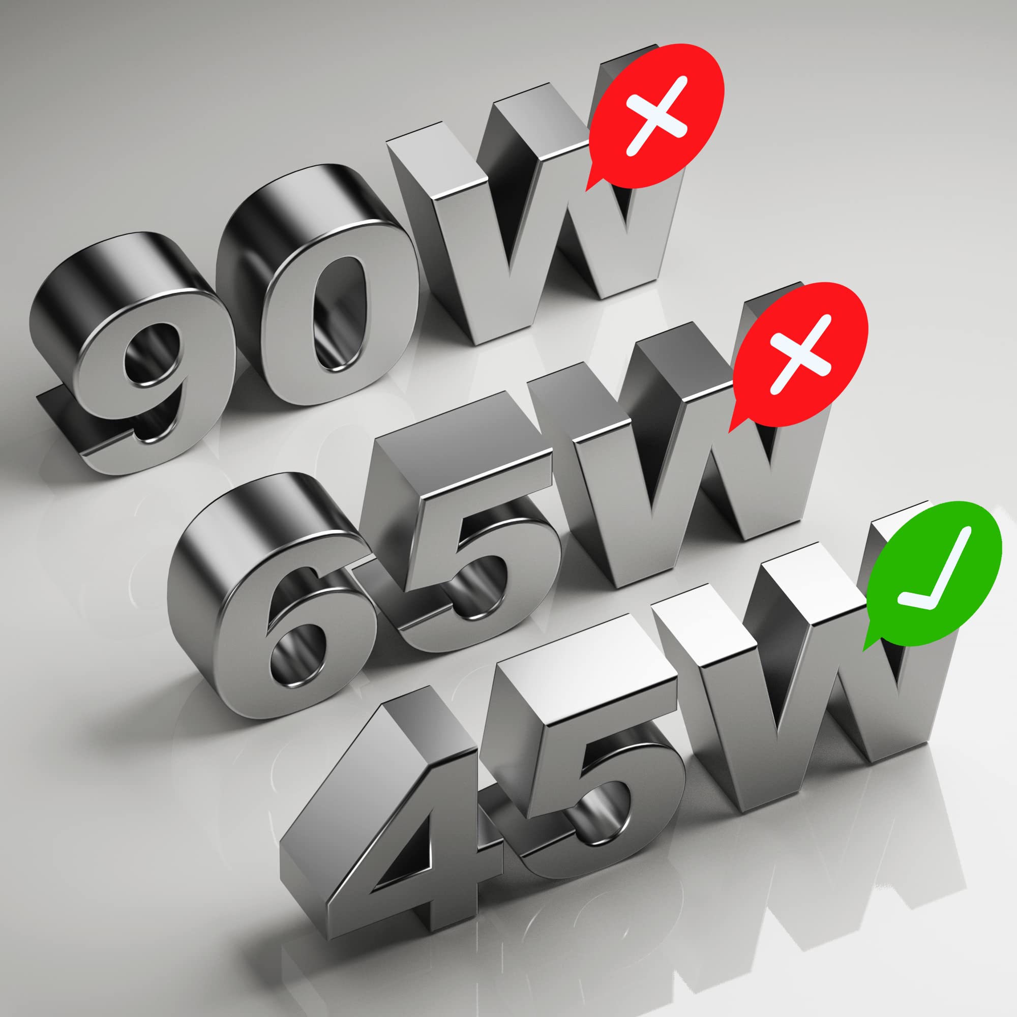 Powseed Universal Laptop Charger 45W For Hp Dell Acer Asus Samsung Sony Toshiba Fujitsu Gateway Delta Nec Liteon Notebook Chromebook Ultrabook 18.5V 19V 19.5V 20V Computer Power Cord Ac Adapter