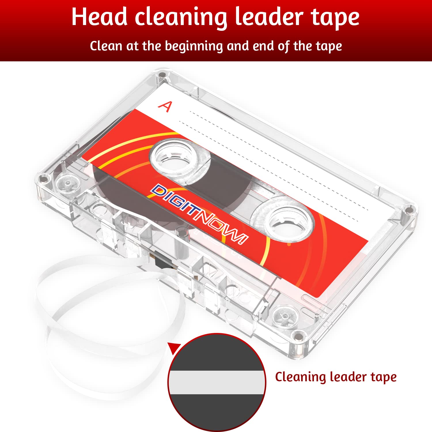 Blank Dictating Audio Cassette Tapes, Low Noise High Output   90 Minute Recording Time For Lectures, Study, Music, Everyday Voice Recording (Pack Of 5)