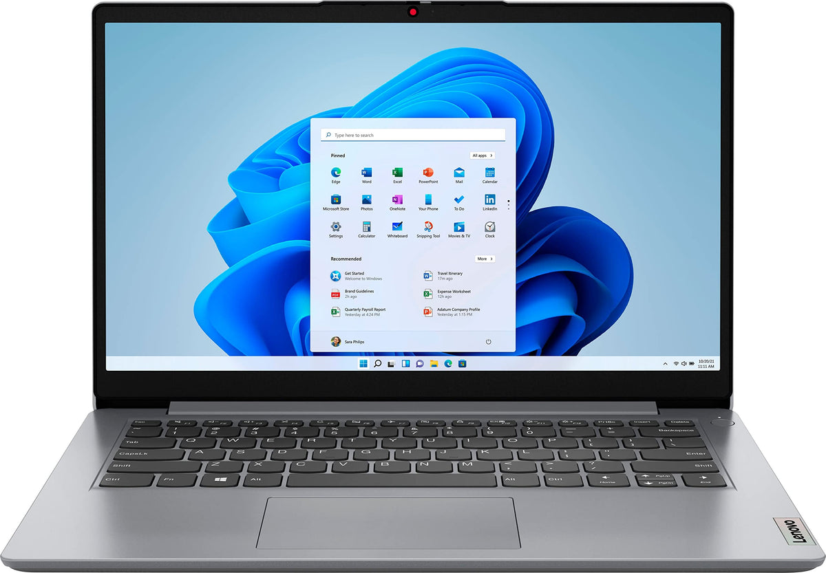 Lenovo Ideapad 1 14 Laptop, Intel Celeron N4020, 4Gb Ram, 128Gb Storage(64Gb Emmc+64Gb Micro Sd), Intel Uhd Graphics 600, Win 11