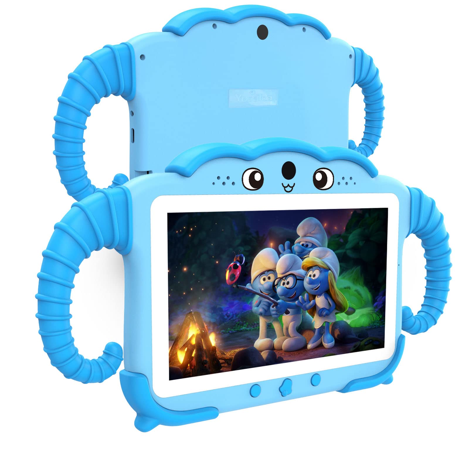 Kids Tablet 7 Inch Tablet For Kids Toddlers Tablet With Case Wifi Dual Camera, Kids Android Learning Tablet Kids Software Instal