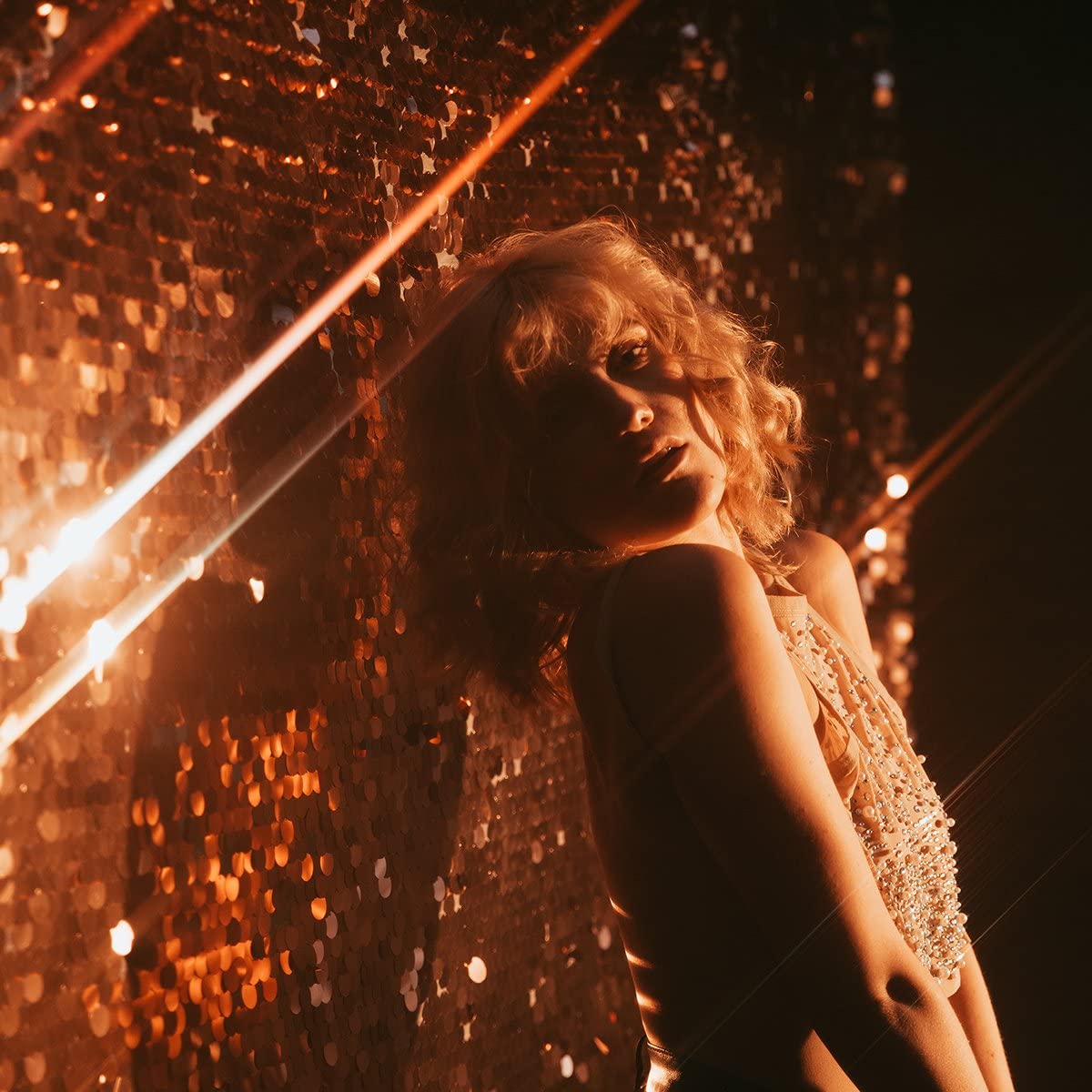 Kogjaers Prism Lens Filter 82Mm Starlight Glare Filter Anamorphic Lens Flare Effect Filter Film Props(Orange Linear Flares)