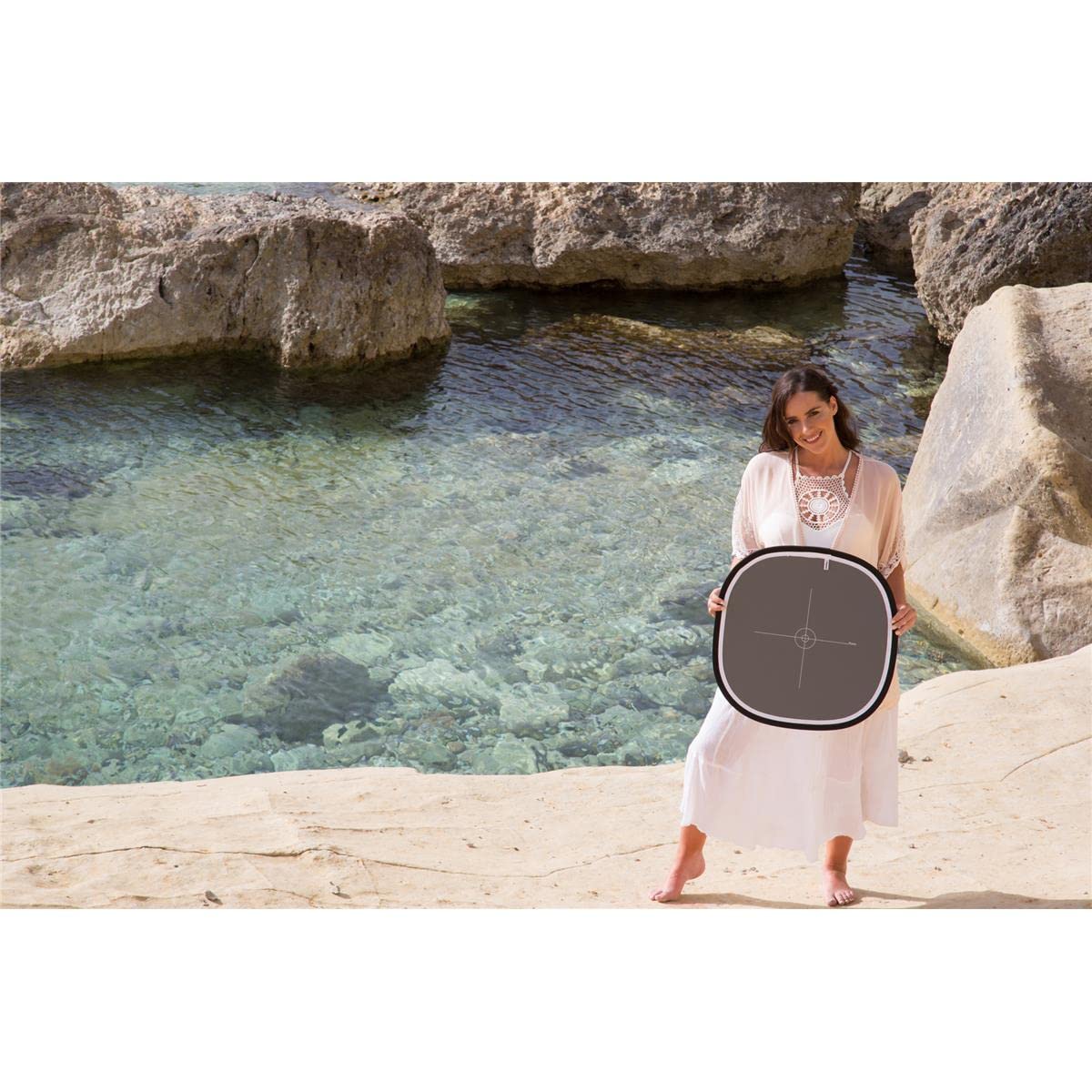 Lastolite Ll Lr2050 20 Inch Ezybalance Card (Grey/White)