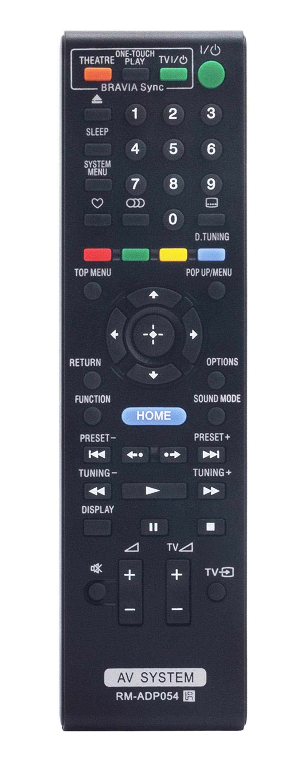 RM-ADP054 Replaced Remote fit for Sony Blu-ray Disc DVD Home Theater BDV-E370 BDV-E570 BDV-T57 BDV-E470 BDV-E870 BDV-T37 BDV-E97