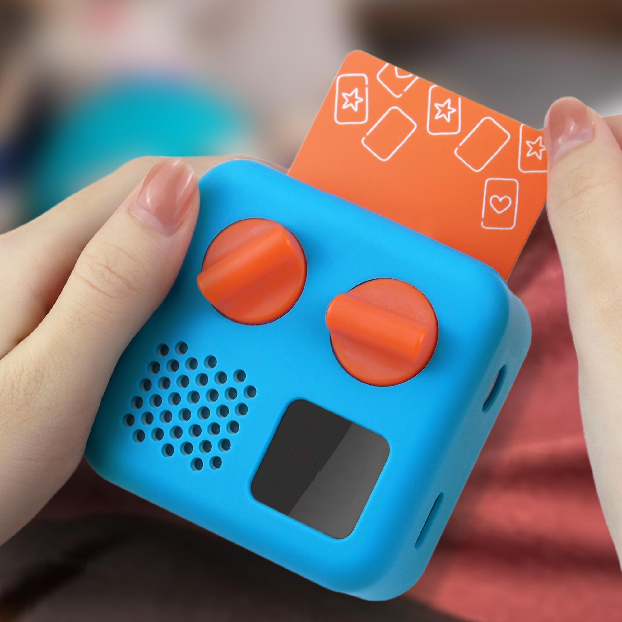 Jacket Compatible With Yoto Mini Player, Blue Silicone Case Compatible With Yoto Mini, Holder Compatible With Yoto Mini, Sleeve