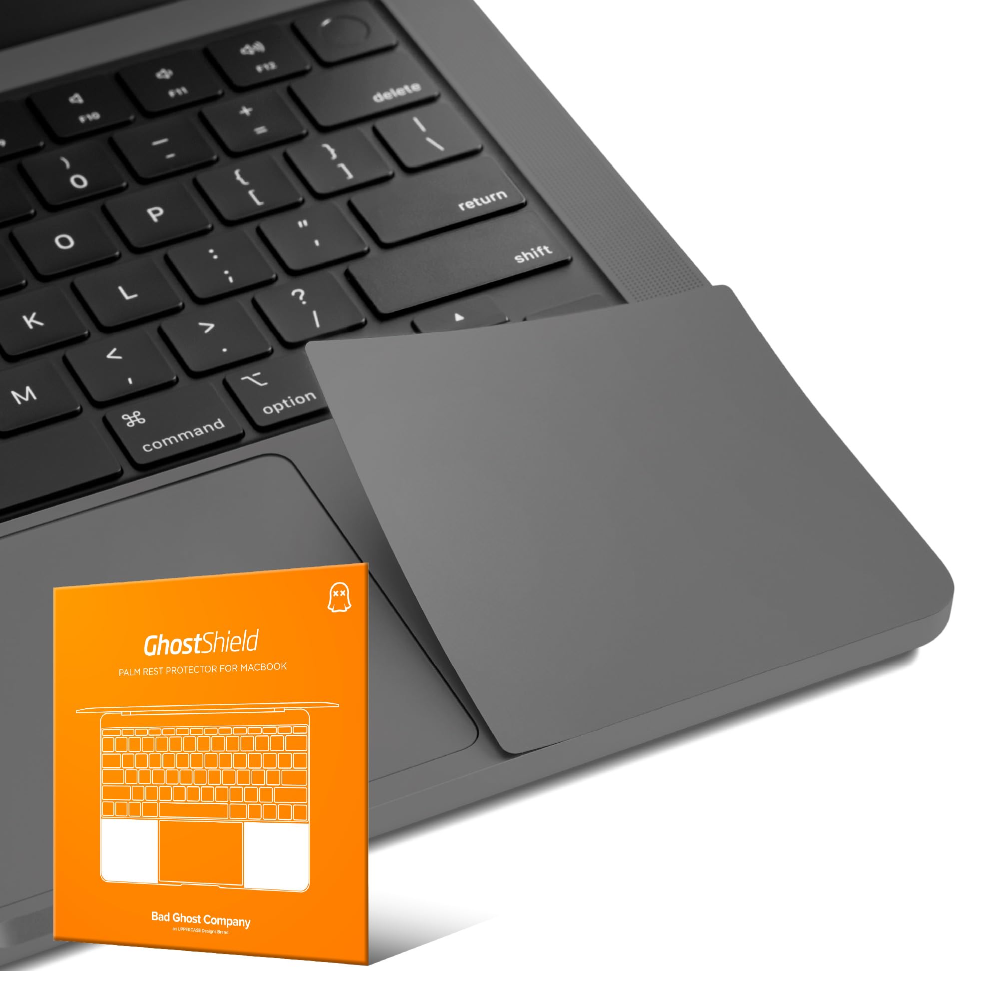 UPPERCASE GhostShield Premium Palm Rest Protector Skin Cover Set, Scratches and Wear Protection, Compatible with MacBook Pro 14 