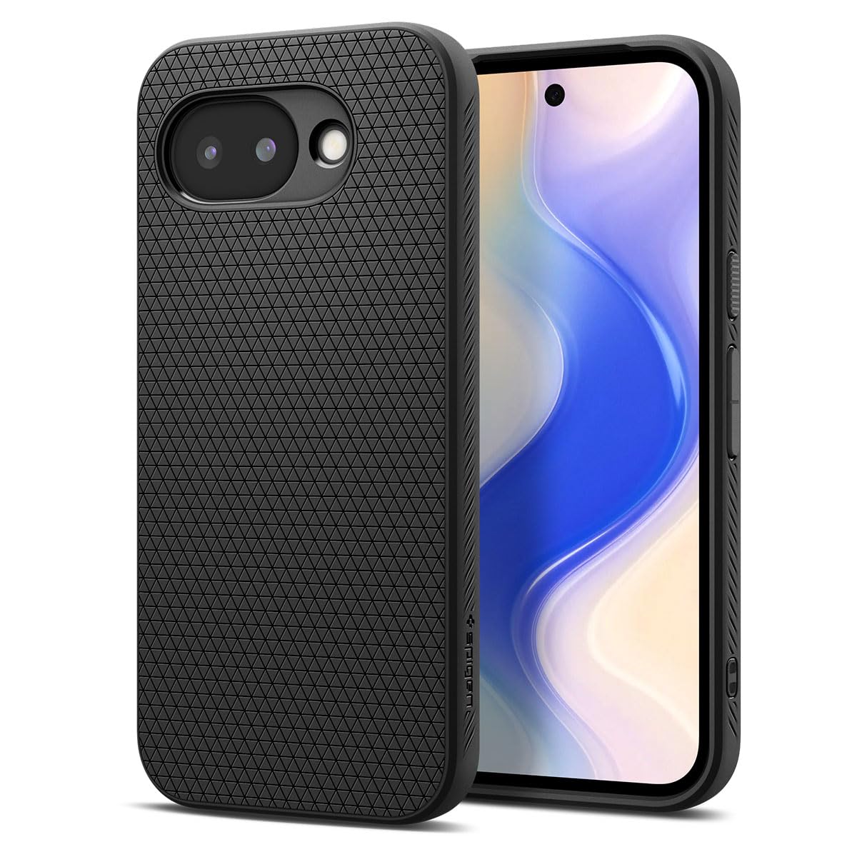 Spigen for Pixel 10a Case, Liquid Air [No Magnet Ring] [Military-Grade Protection] - Matte Black