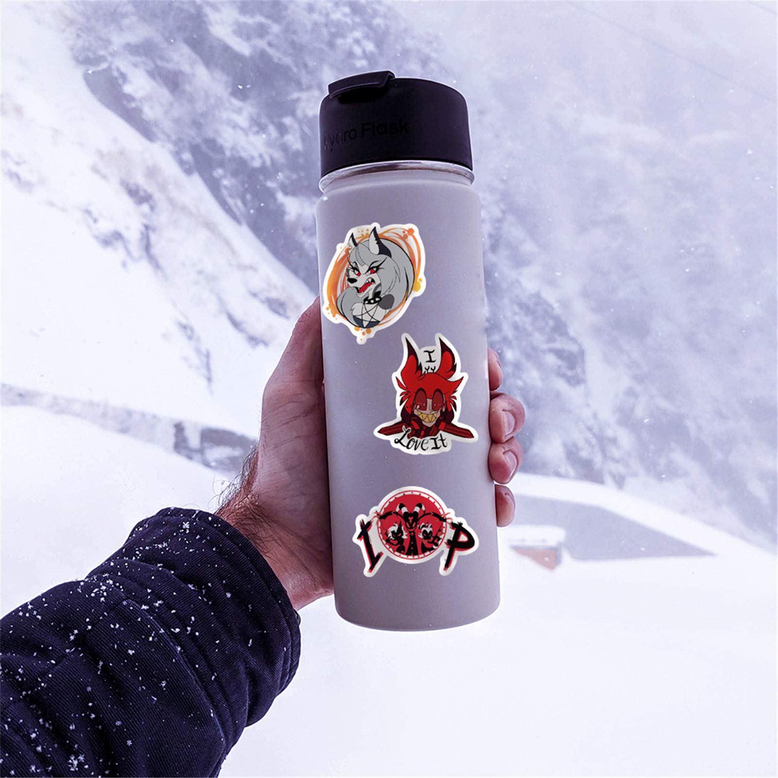 Helluva Boss Stickers, 100Pcs, Cartoon Movie Vinyl Stickers Decals, Cute Cool Laptop Water Bottle Stickers, Stickers For Hydro F