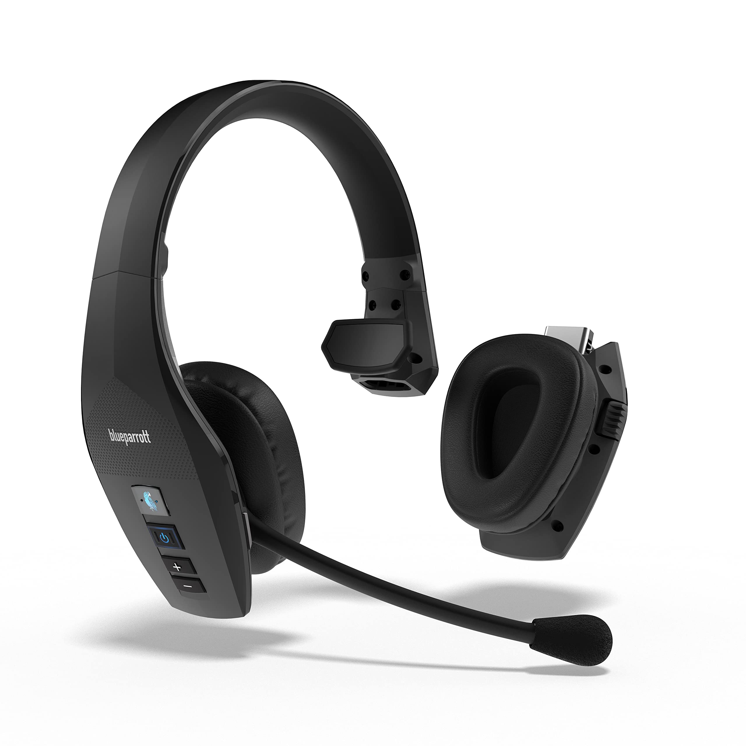 Blueparrott S650 Xt Bluetooth   2 In 1 Convertible Stereo To Mono Headset With Activated Noise Cancellation Extended Wireless Ra