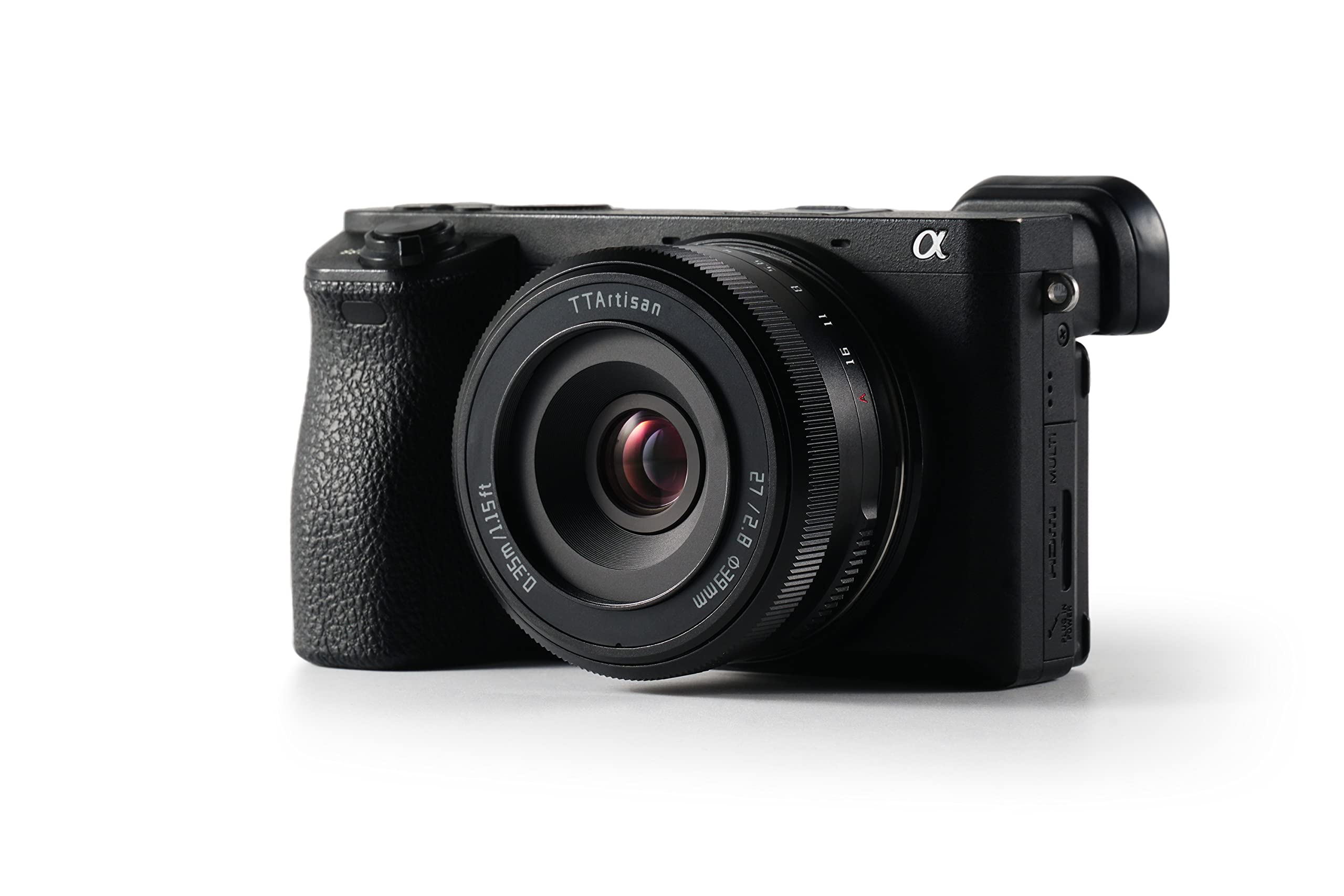 Ttartisan Af Aps C 27Mm F2.8 Auto Focus Lenses For E Mount Compatible With Mirrorless Camera A5000?A5100?A6000?A6100?A6300?Nex 3N?Nex 5R?Nex 5?Nex 5N?Nex 7?Nex5C?Zv E10?Fx30