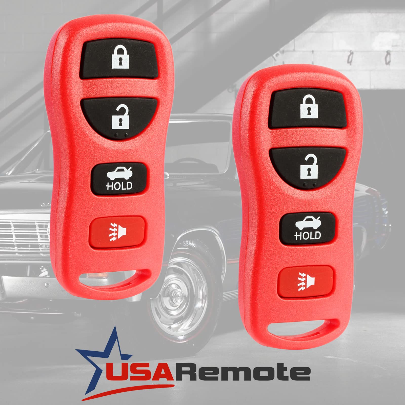 Key Fob Keyless Entry Remote Fits Nissan Altima Maxima 350Z Armada Quest Sentra/Infiniti Ex35 Fx35 Fx45 G35 I35 Q45 Qx56 (Kbrast