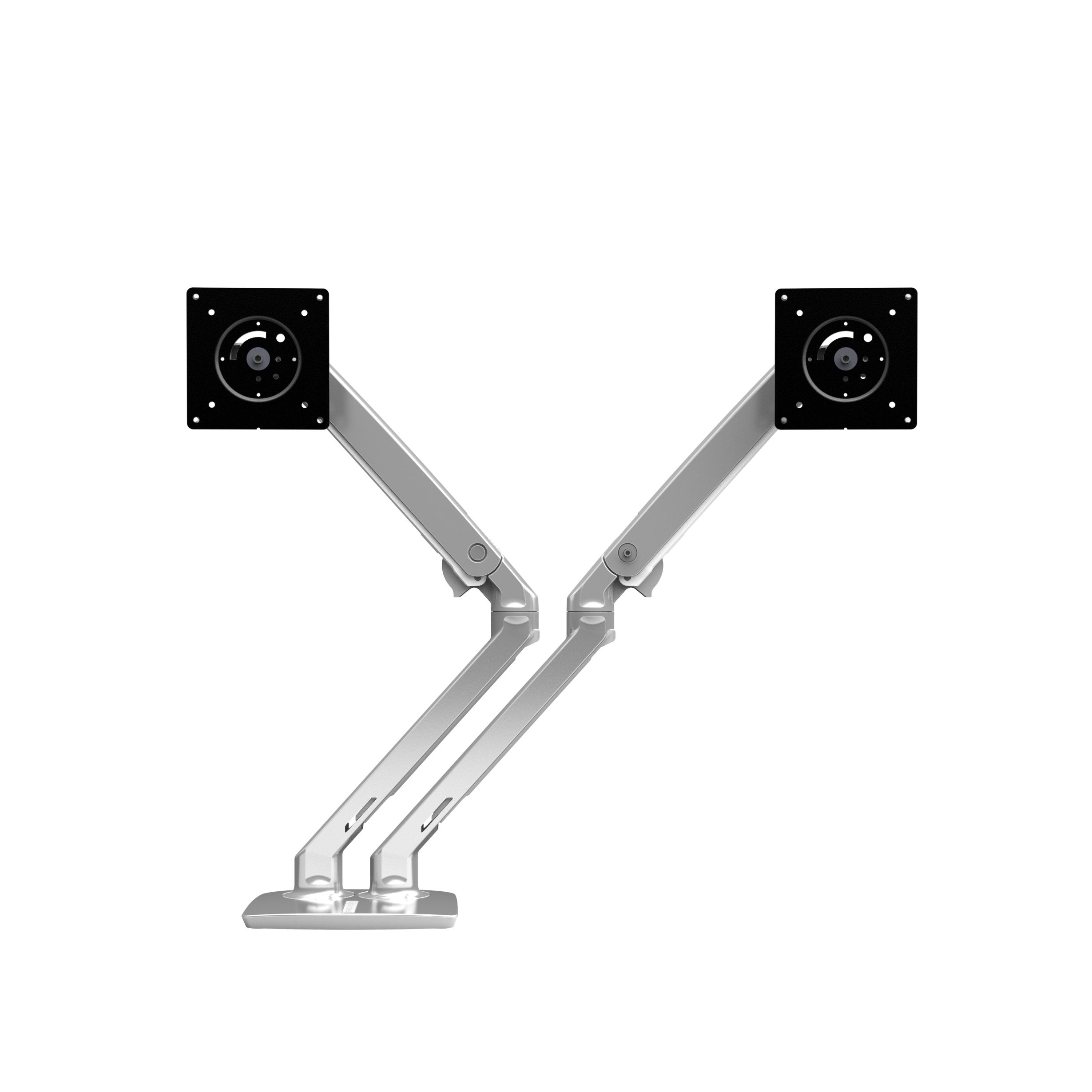 Ergotron � MXV Dual Monitor Arm, VESA Desk Mount � for 2 Monitors Up to 24 Inches, 7 to 20 lbs Each � Polished Aluminum
