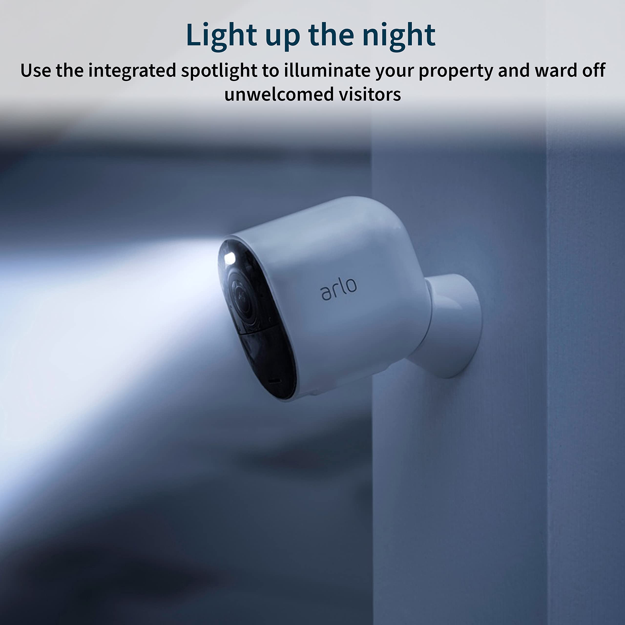 Arlo Ultra 2 Spotlight Camera & Smart Hub - Wireless Home Security Camera With Color Night Vision, Motion Sensor, 4K Hdr & 2-Way
