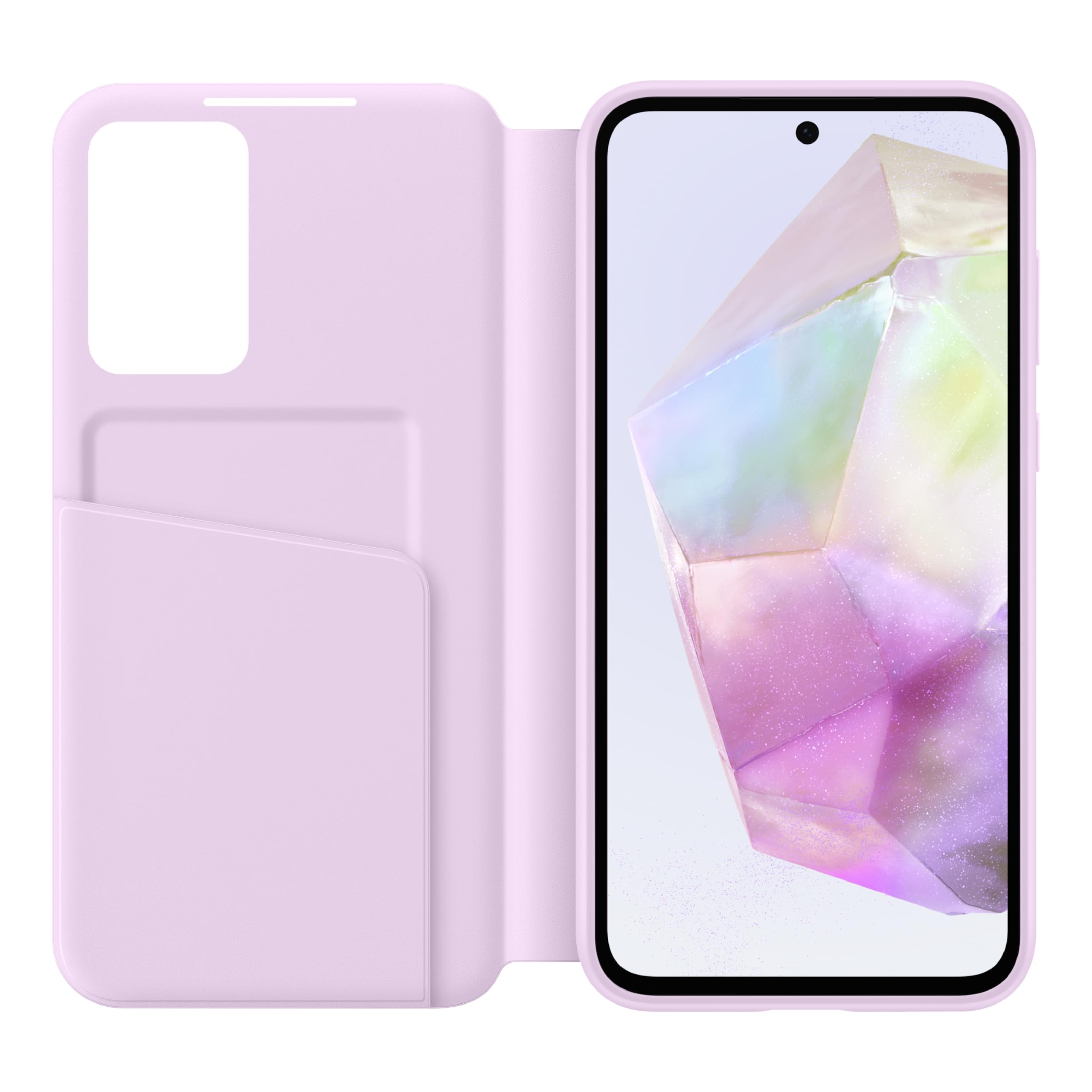 Samsung Galaxy A35 5G S-View Wallet Phone Case, Protective With Closed Cover Screen Display, Finger Tap Control, Slim Design, Ca