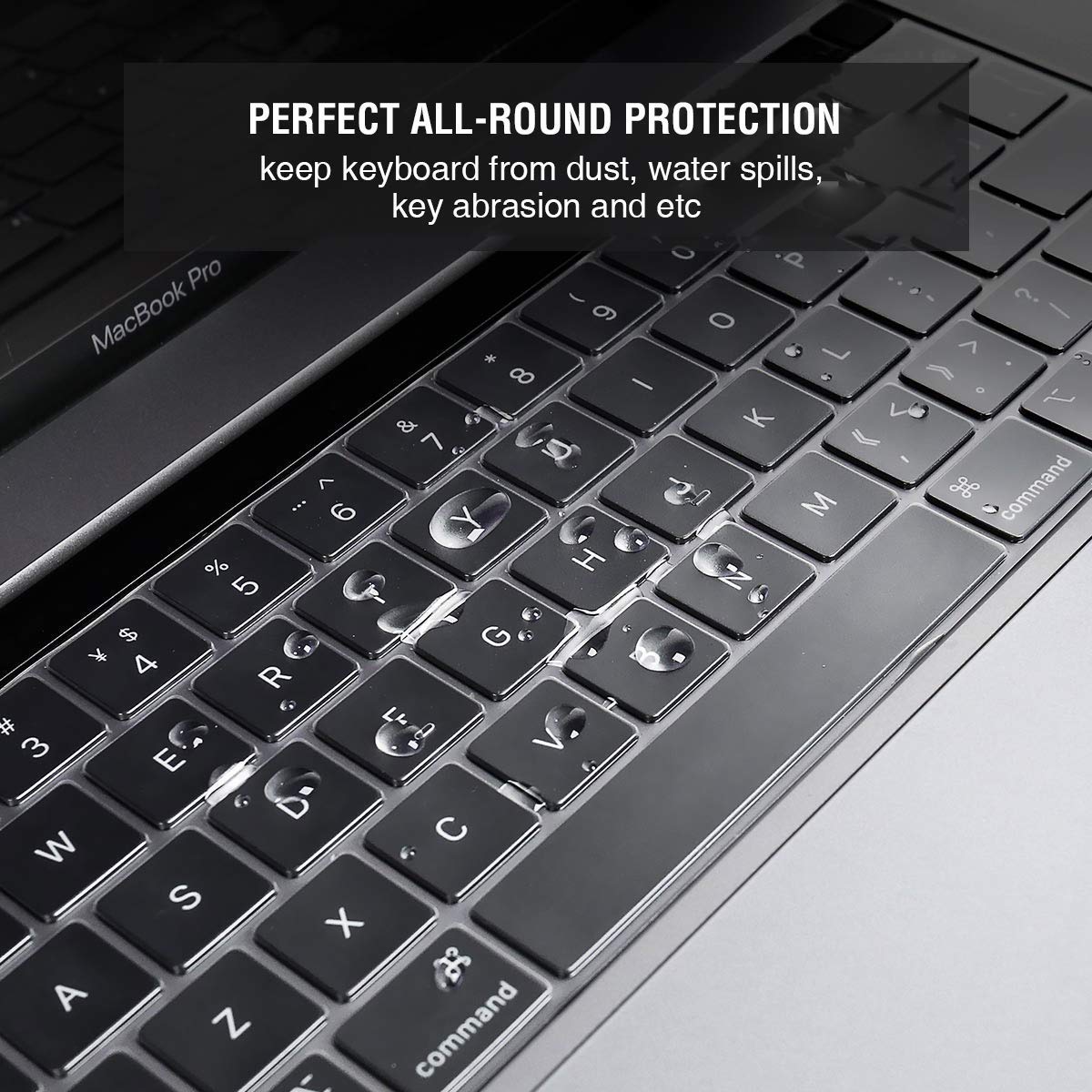 Eoocoo Keyboard Cover Ultra Thin Compatible With Macbook Pro 13 Inch M2 2024 2023 2020 M1 A2338 A2289 A2251 & 2020 2019 New Macb