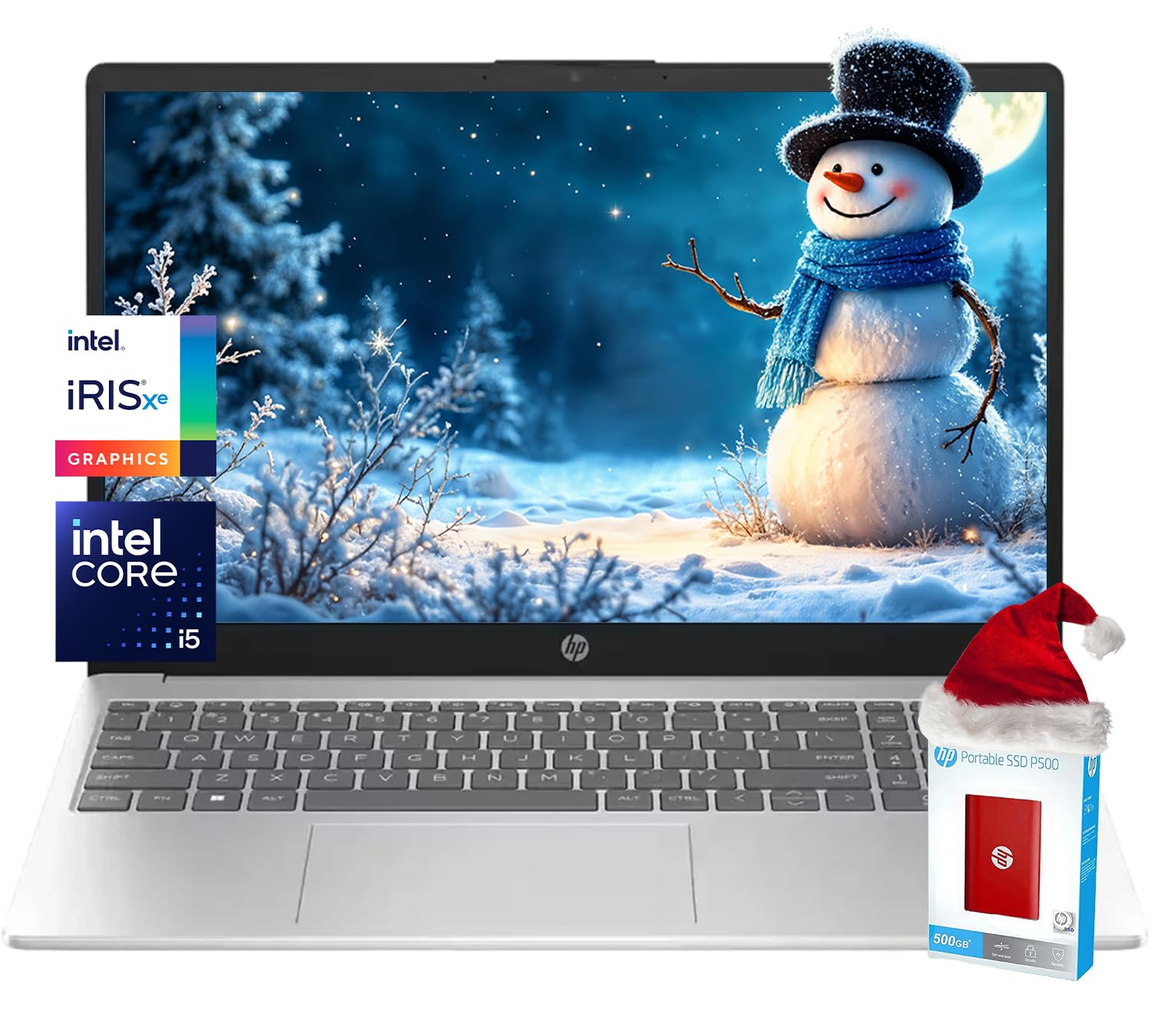 Hp 15.6 Hd Touchscreen Laptop | 10-Core Intel Core I5-1235U | Intel Iris Xe Graphics | 16Gb Ram | 2.5Tb Ssd (2Tb Pcie Ssd Withhp