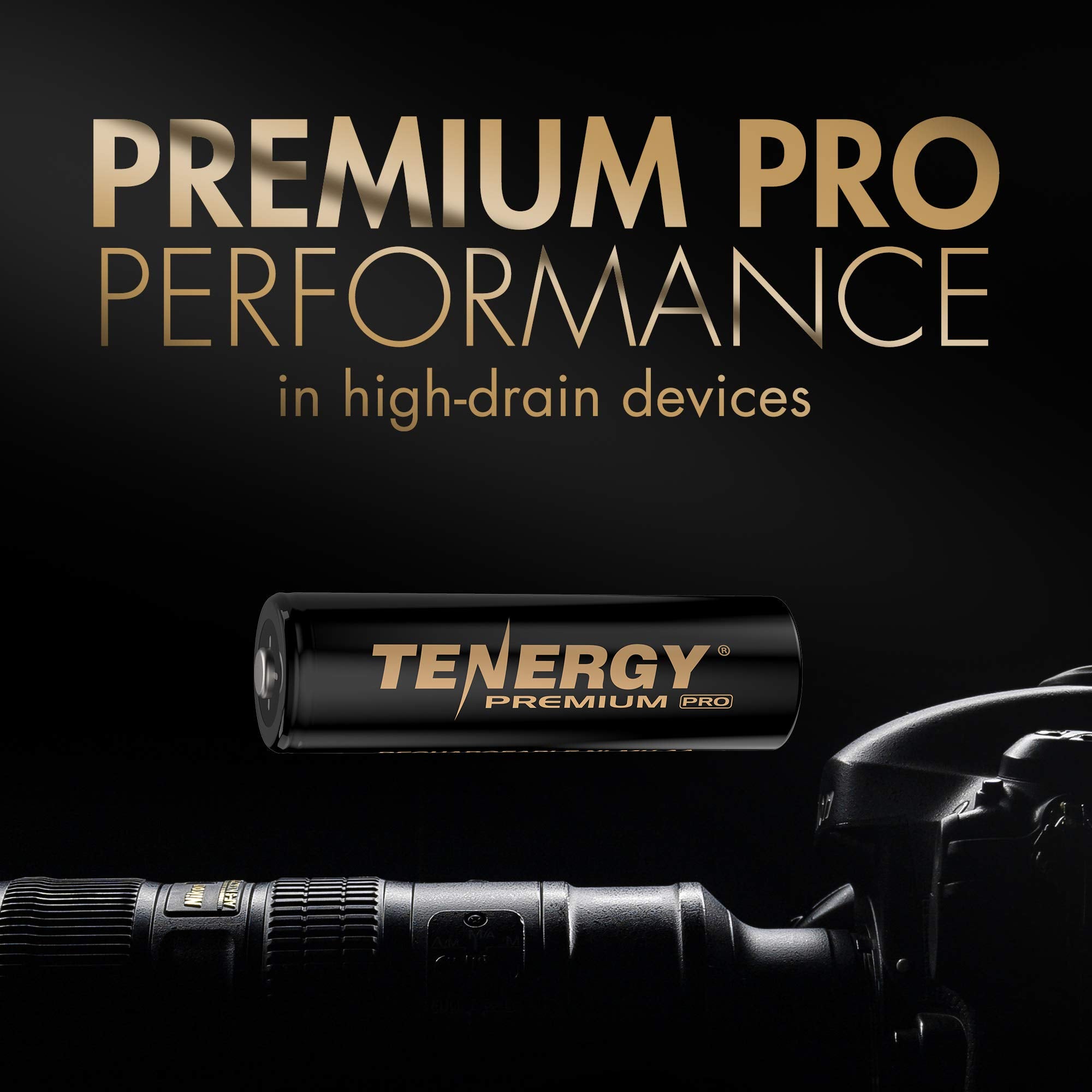 Tenergy Premium PRO 2800mAh NiMH Rechargeable AA Batteries 20 Pack