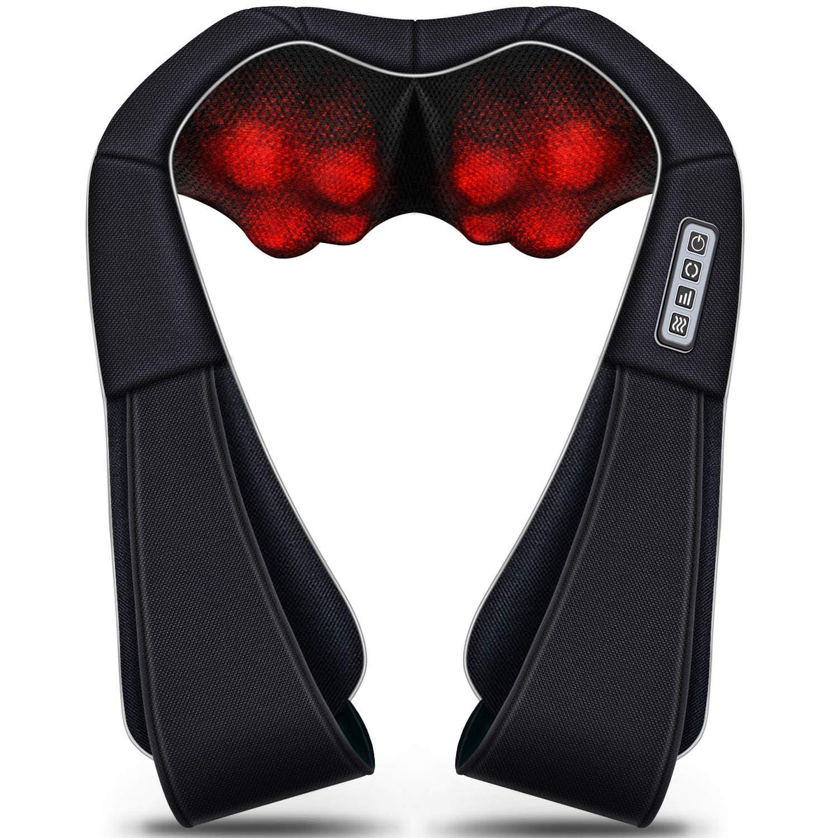 Viktor Jurgen Shiatsu Neck And Back Massager With Heat Deep Tissue Kneading Sports Recovery Massagers For Neck, Back, Shoulders,