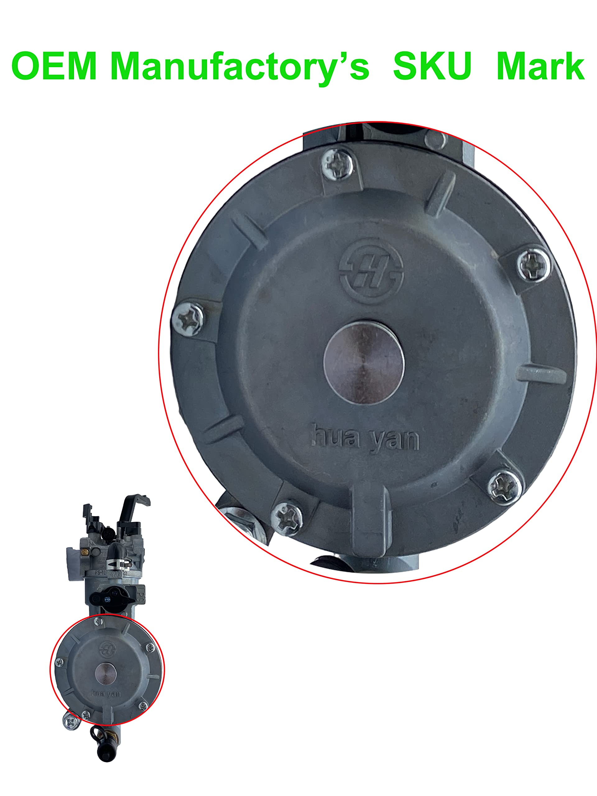 Yamakato Dual Tri Fuel Carburetor For Predator 4000 4375 Honda Gx160 Generac Champion 163Cc 196Cc 212Cc 224Cc Generator Natural