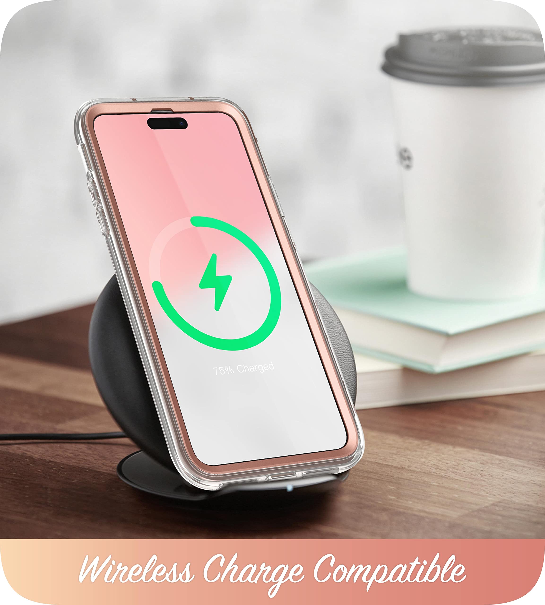 I-Blason Glitter Case For Iphone 14 Pro (6.1 Inch) Mobile Phone Case 360 Degree Case Bumper Protective Cover [Cosmo] With Screen