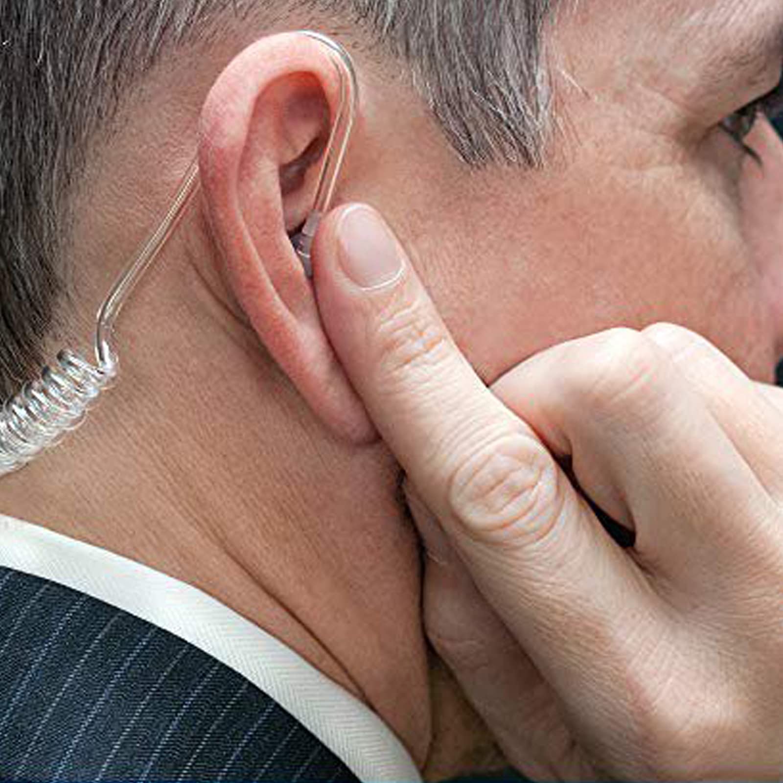 10 Pack Replacement Acoustic Coil Tube Walkie Talkie Earpieces For Baofeng Motorola Kenwood Retevis Midland Two Way Radios Headset Secret Spy Game Earpiece