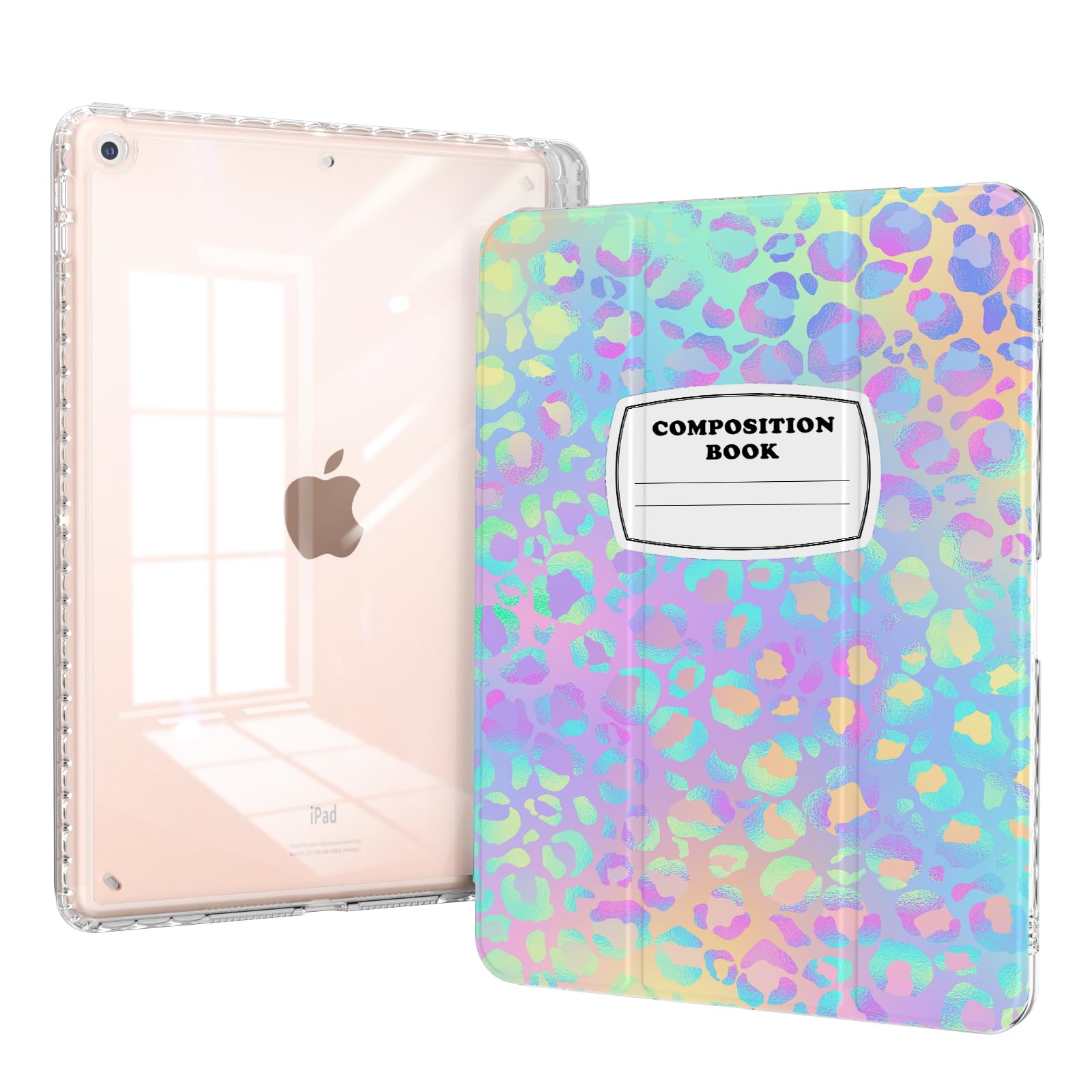 Piznernico Ipad 9Th Generation Case 2021/Ipad 8Th/7Th Generation Case 2020/2019 10.2 Inch With Pencil Holder, Trifold Stand Slim
