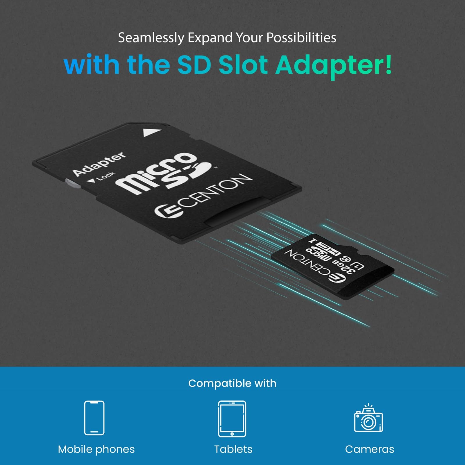 Centon Electronics 32Gb Class 10 Micro Sdhc Memory Card (S1 Msdhu1 32G)