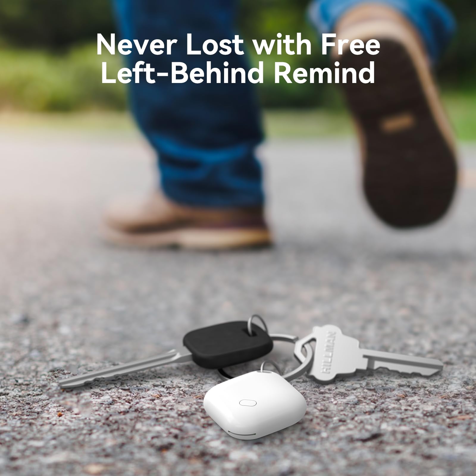 Chzhvan Key Finder, Wallet Tracker Works With Apple Find My (Ios Only), Replaceable Battery, Water Resistant, Bluetooth Item Fin