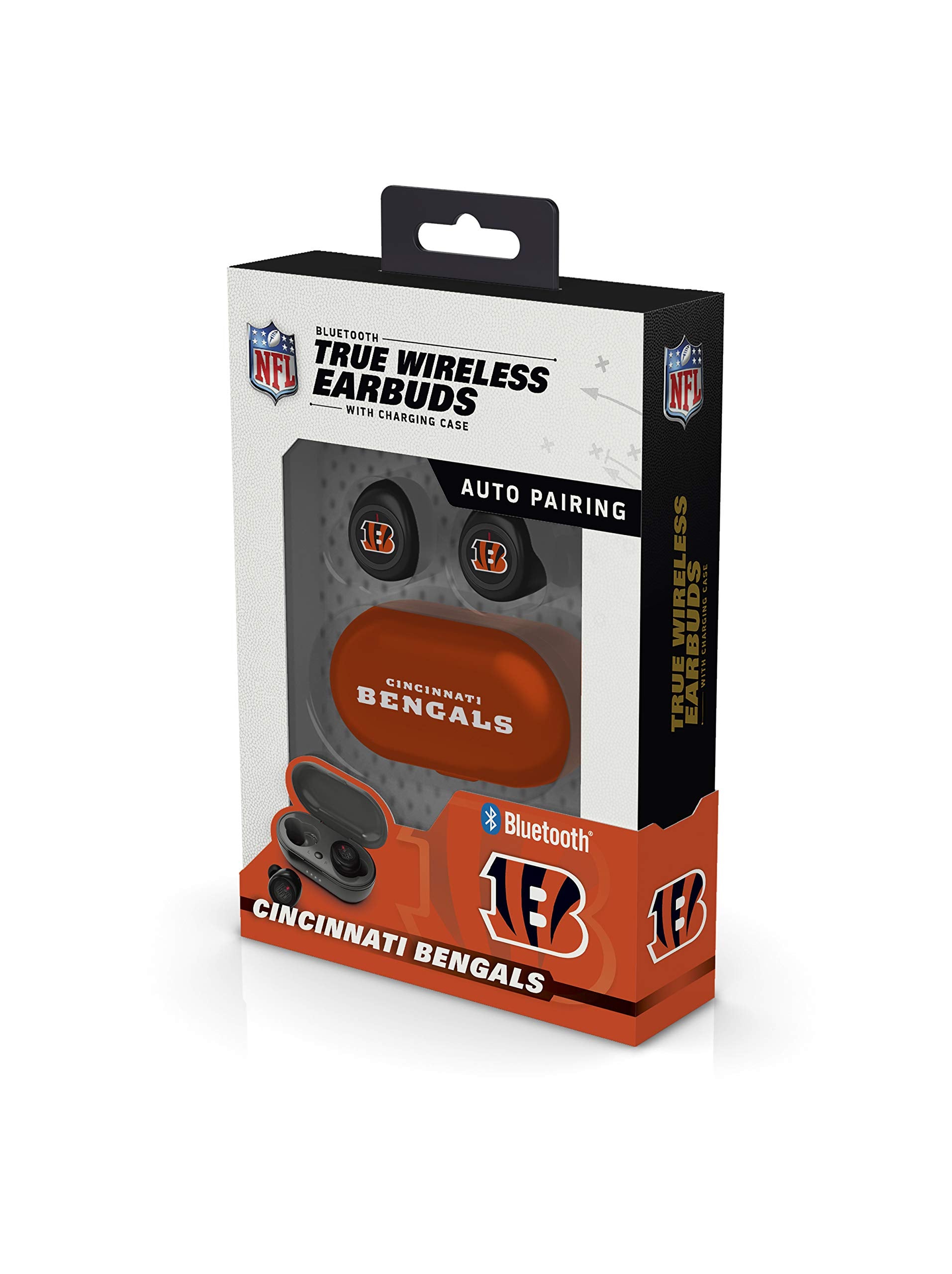 Soar Nfl True Wireless Earbuds, Cincinnati Bengals