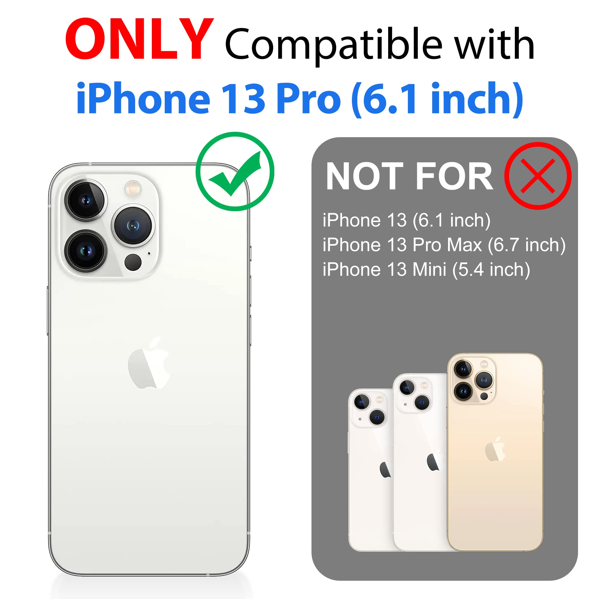 Sportlink Compatible With Iphone 13 Pro Waterproof Case   Full Body Shockproof Dustproof Phone Screen Protector Rugged Waterproo