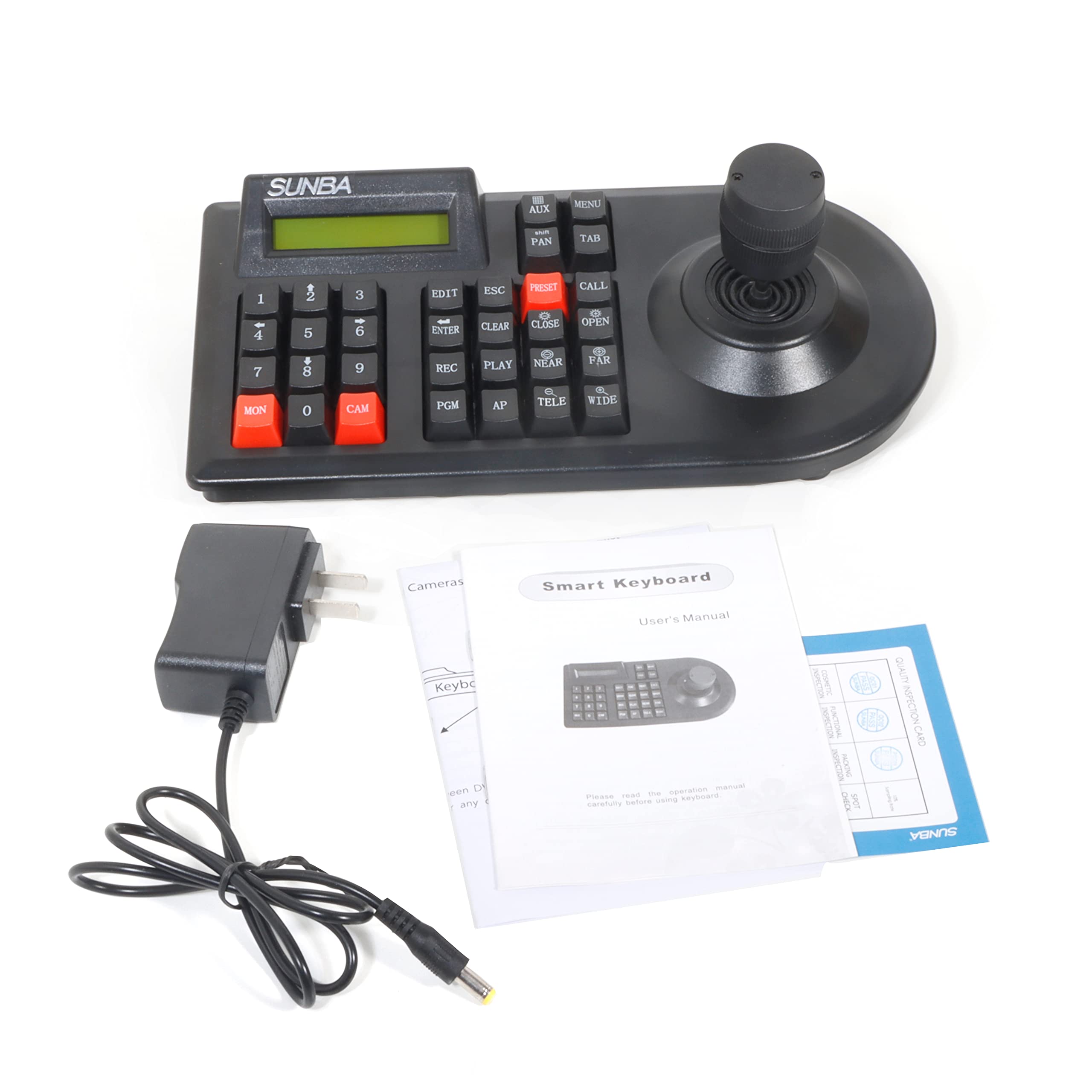 Sunba Analog 3D Keyboard Joystick Pan Tilt Zoom Controller, For Analog Cctv Ptz Dome Cameras, Pelco D/P Rs485