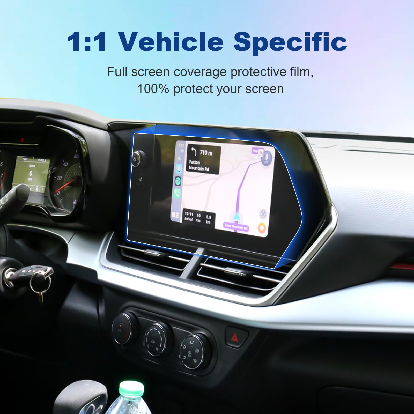 Coleya (2Pcs) 2024 Trax Screen Protector For Chevy Trax (Only For Ls/1Rs) 8 Inch Touch Screen, 2024 Chevy Trax Nano Protective F