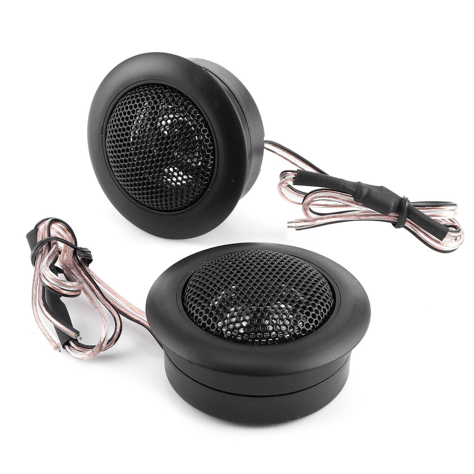 Keenso 2Pcs Car Sound Speaker,120W High Power Universal Small Audio Music Player 2K ~ 22Khz Car Speakers Tweeter