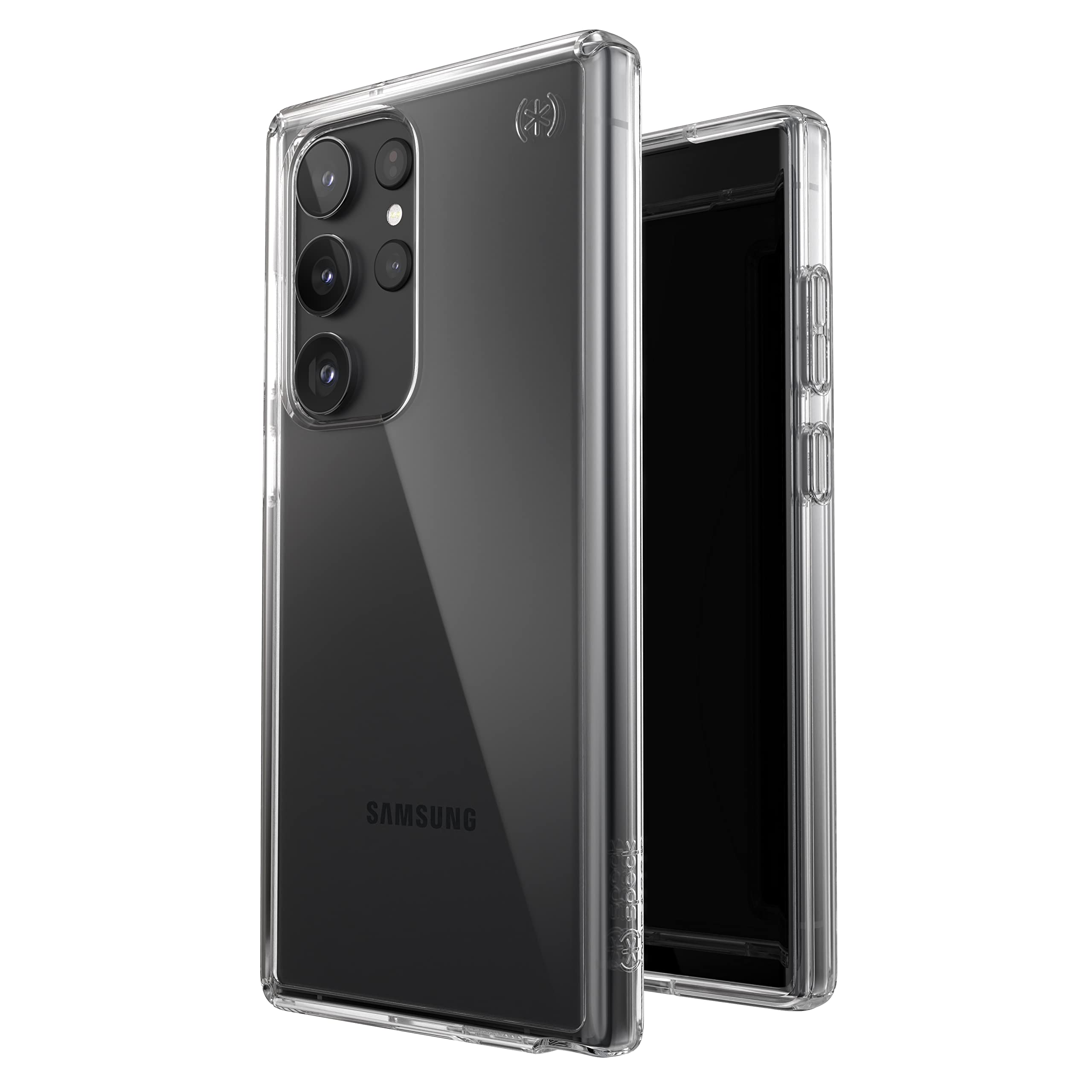 Speck Samsung Galaxy S23 Ultra Clear Case   Drop Protection, Scratch Resistant & Shock Absorbent Case For Galaxy S23 Ultra   Sli