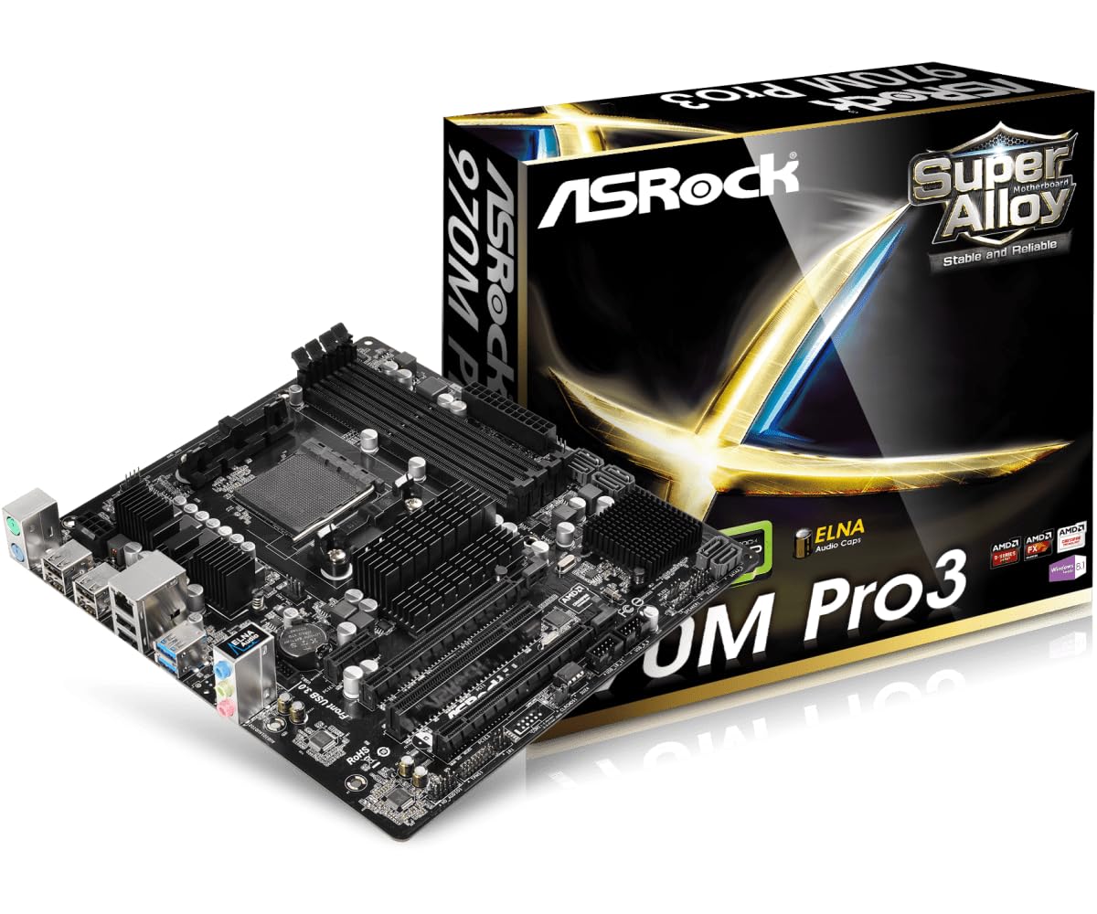 Asrock Micro Atx Ddr3 1066 Motherboards 970M Pro3