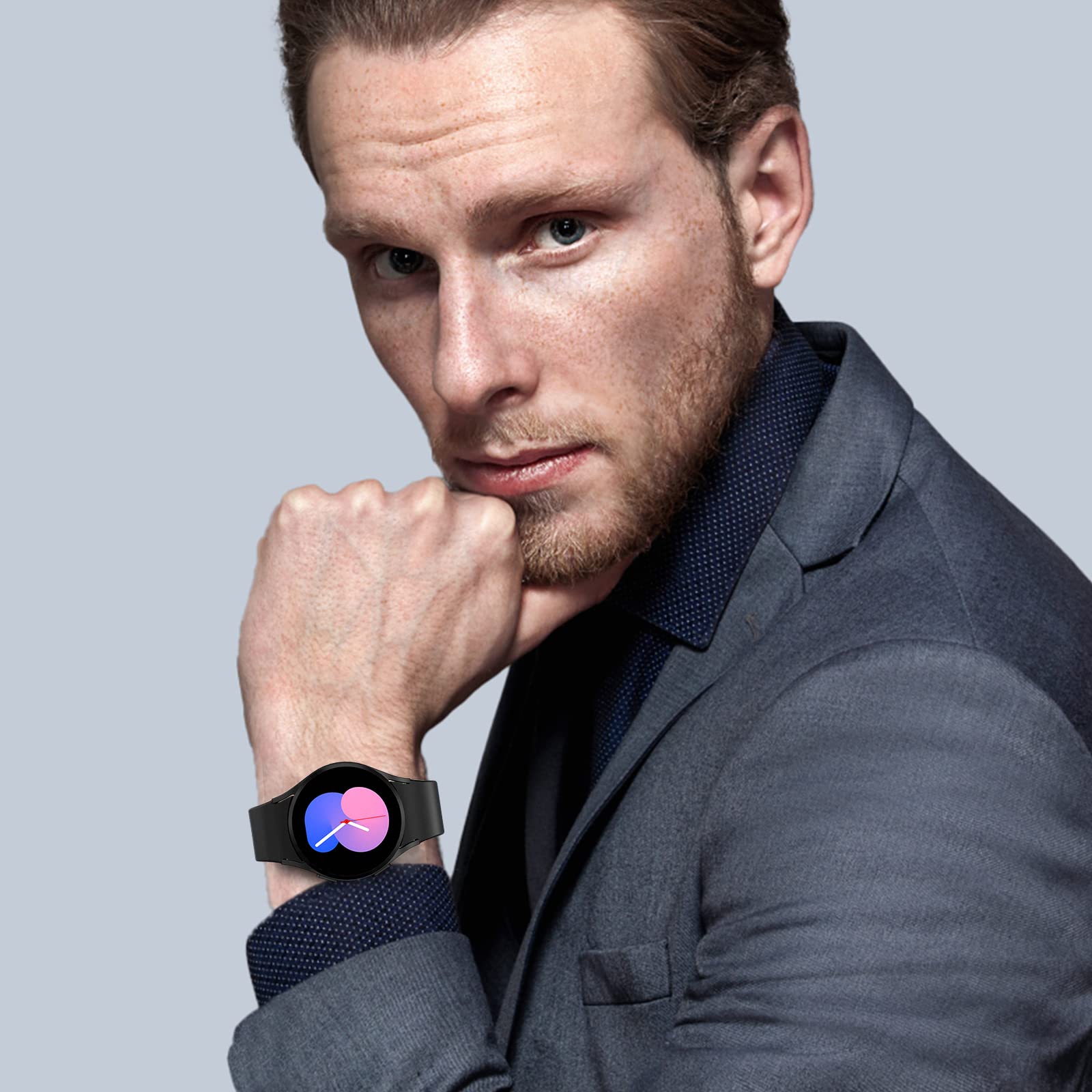 Fuvautu No Gap Band Compatible For Samsung Galaxy Watch 4 Band & Galaxy 5 Band 44Mm 40Mm/Watch 5 Pro Bands 45Mm/Galaxy Watch 4 C