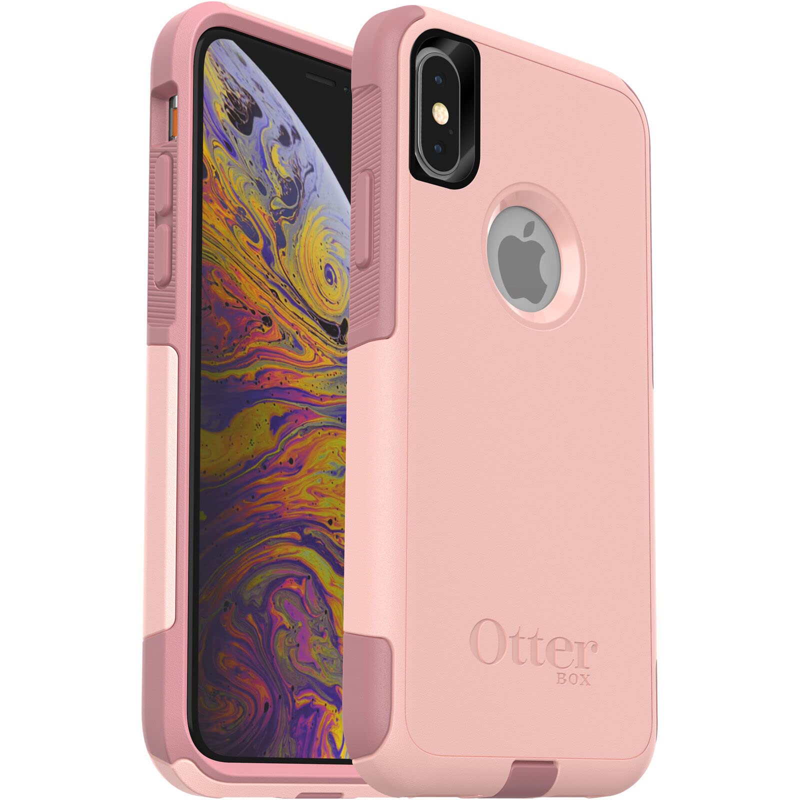 Otterbox Commuter Series Case For Iphone Xs & Iphone X (Only)   Non Retail Packaging   Ballet Way (Pink Salt/Blush)