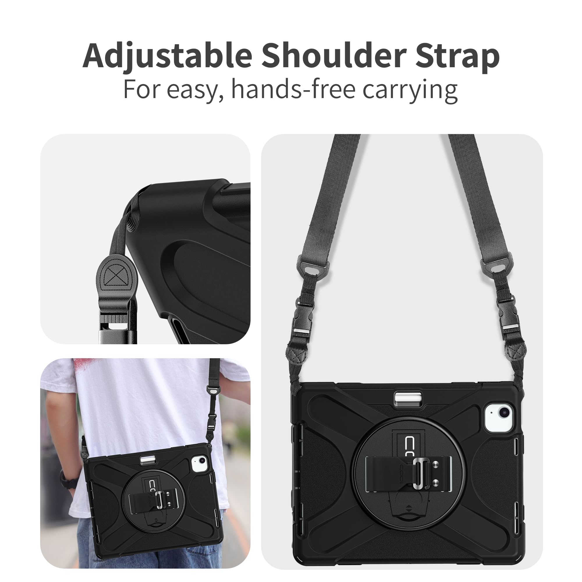 Codi Rugged Carrying Case For Ipad Air 10.9 (Gen 4, 5)