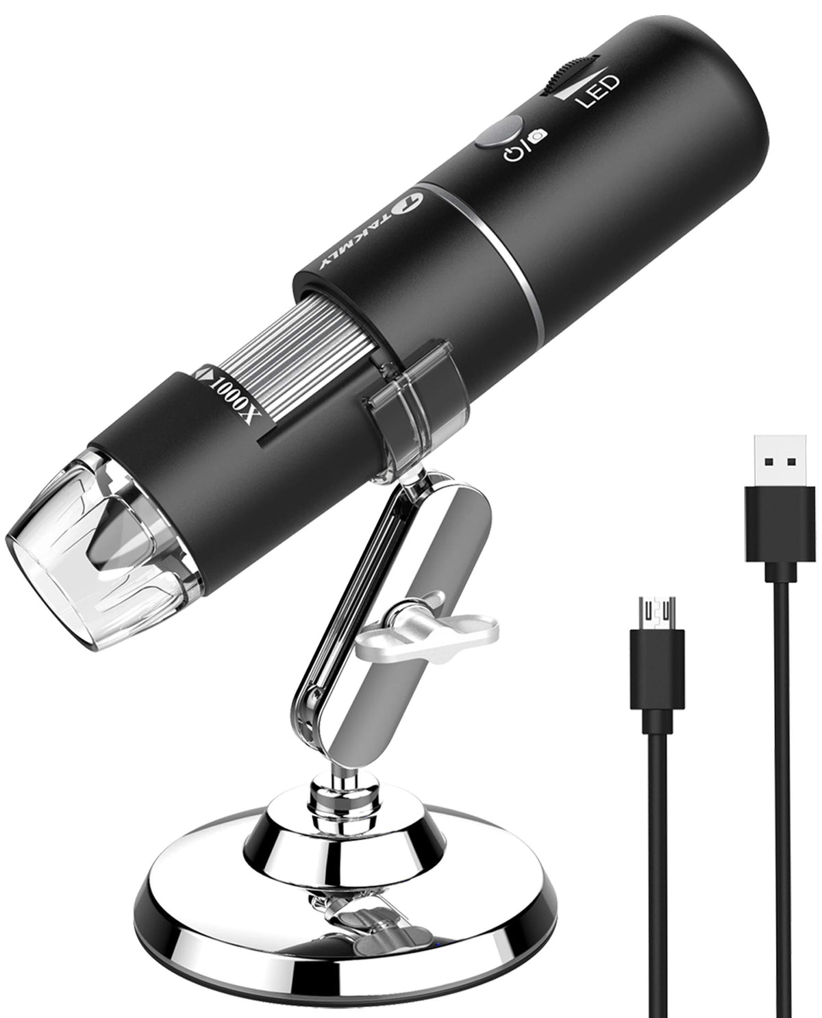 Wireless Digital Microscope Handheld Usb Hd Inspection Camera 50X 1000X Magnification With Stand Compatible With Iphone, Ipad, S