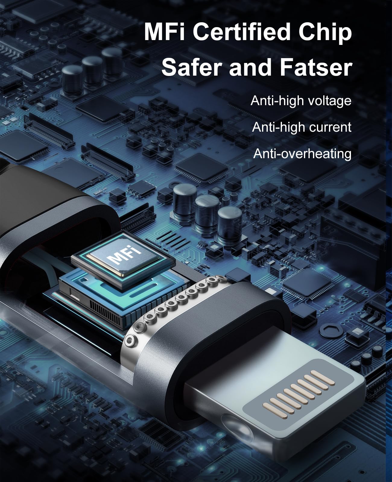 Short Lightning Cable 1Ft 3Pack 12 Inch Iphone Charger Usb Fast Nylon Braided Charger Cord Compatible With Apple Iphone 13/12/11