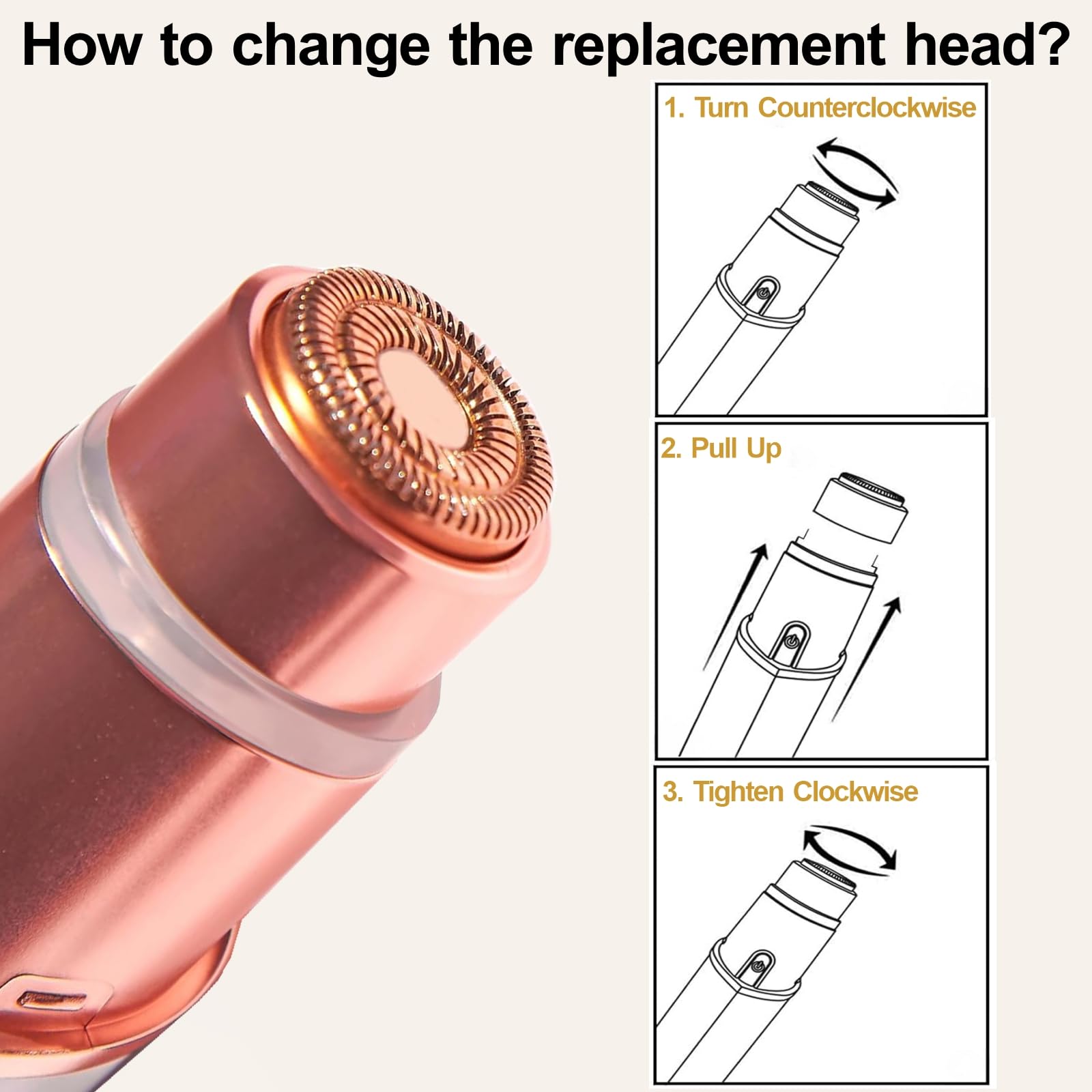 Generation 3 Replacement Heads For New Finishing Touch Flawless Facial Hair Remover Gen 3   Double Precision Enhanced Floating B