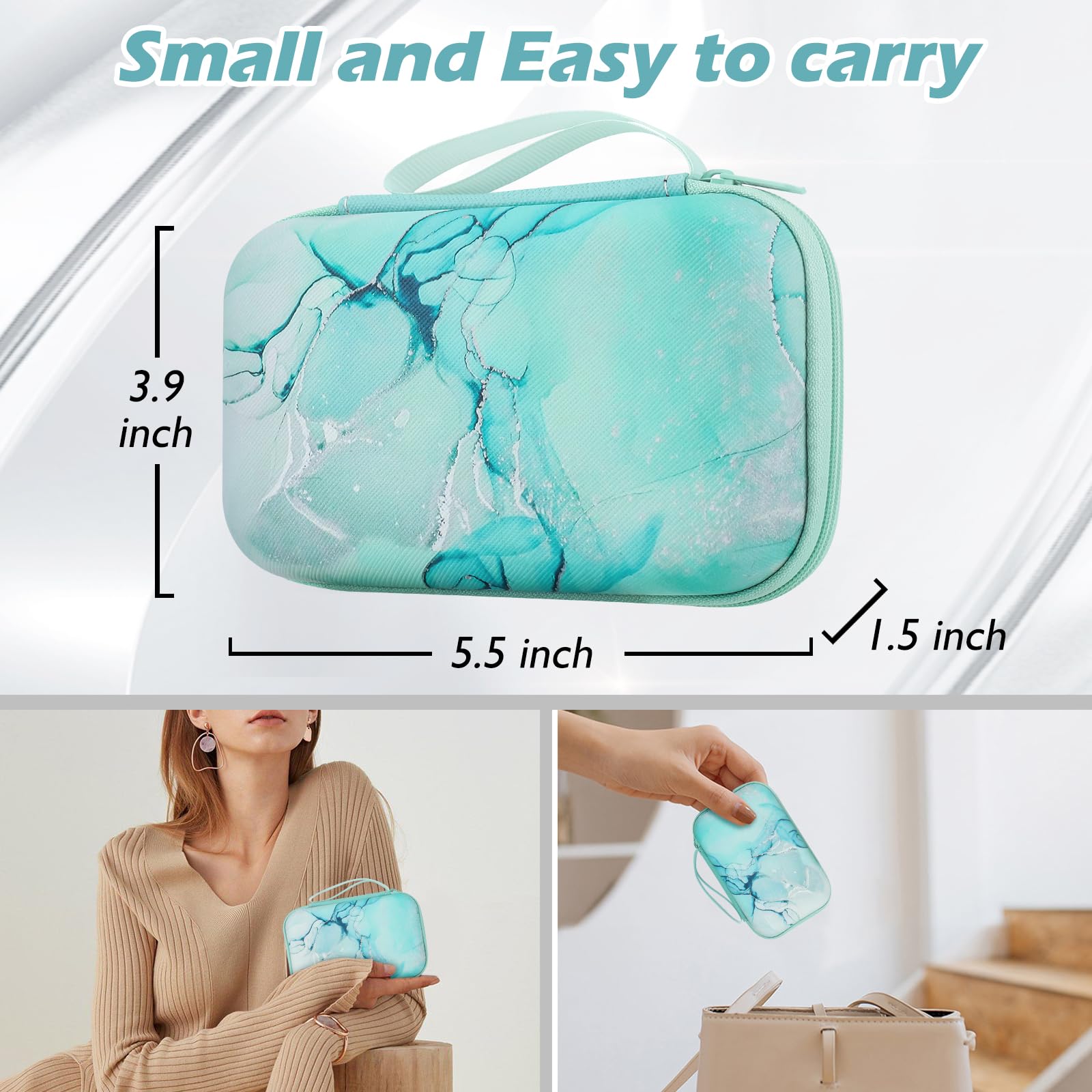 Camecosy Diy Phone Charger Cover Storage Sets Usb Earphone Wire Saver Cable Organizer With Travel Storage Bag, Soft Cute Cable P