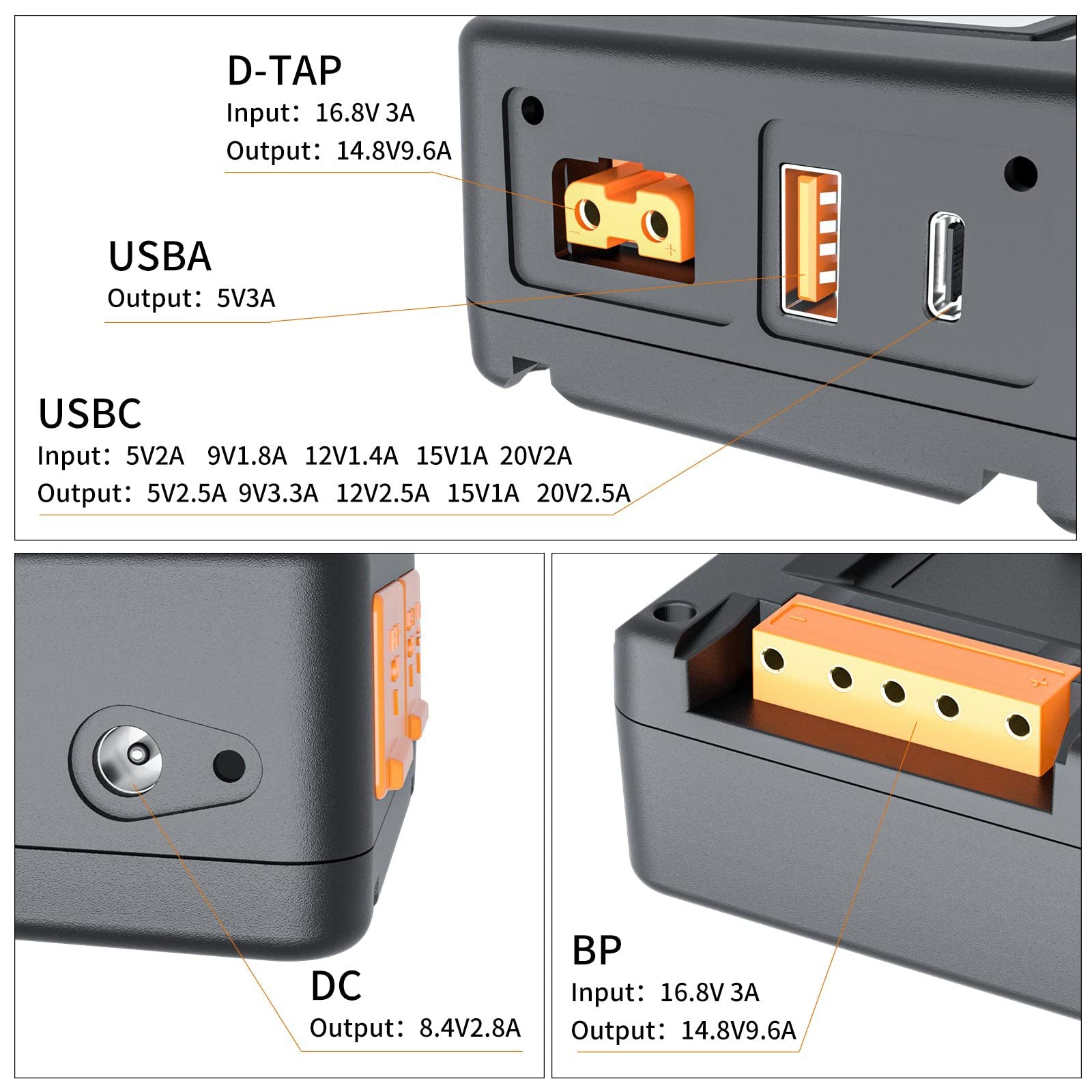 Eachshot Mini Micro V Mount Battery, Zgcine Zg V50 50Wh 14.8V 3400Mah Vmount Battery Support Pd Usb C Charger With D Tap Bp Usb