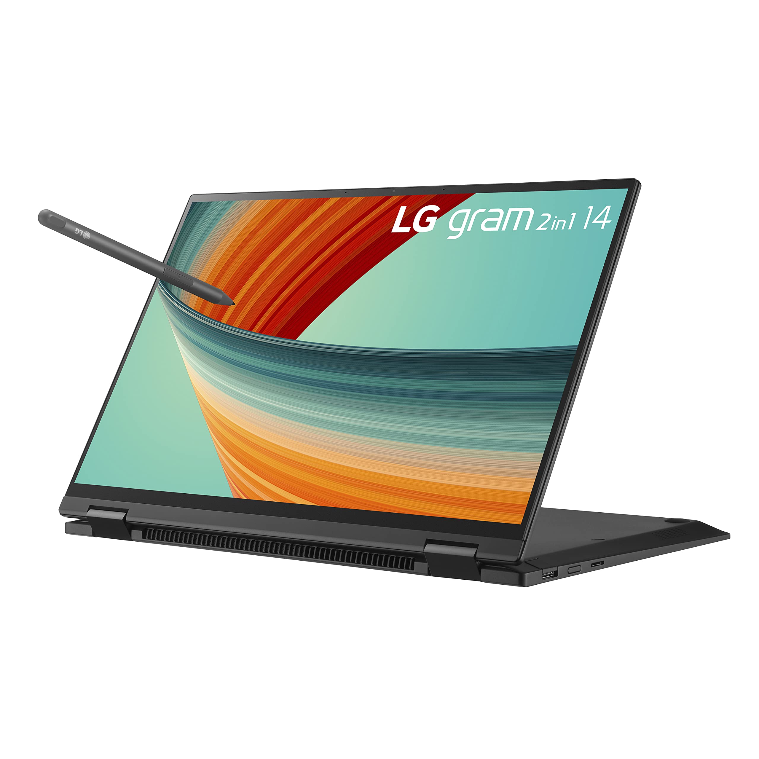 Lg Gram 14    2In1 Lightweight Laptop, Intel 13Th Gen Core I7 Evo Platform, Windows 11 Home, 32Gb Ram, 1Tb Ssd, Black