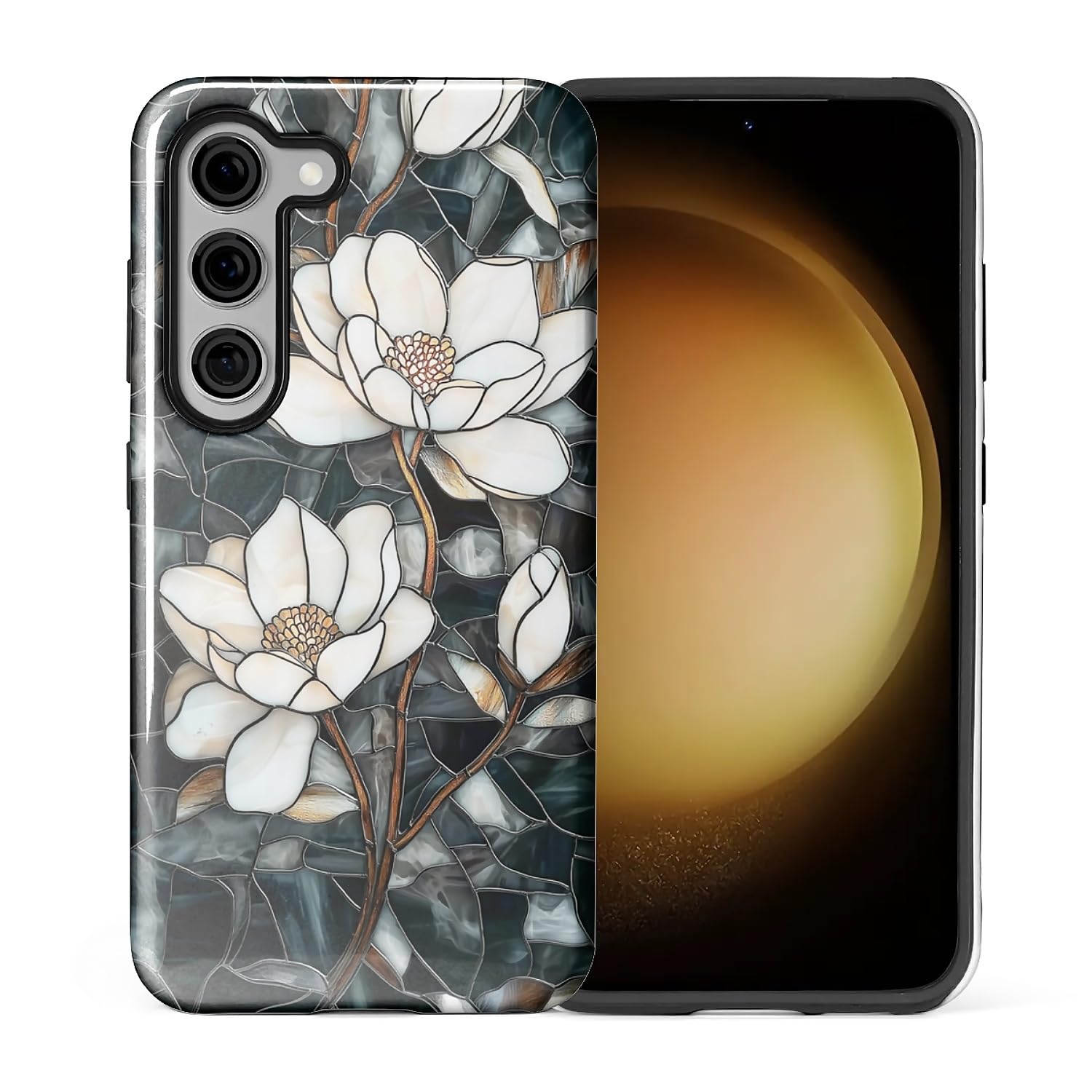 Flivro Case for Samsung Galaxy S23,Anti-Scratch Full-Body Cover Shockproof Slim Design Case,PC Hard Shell & Silicone Inner Bumpe