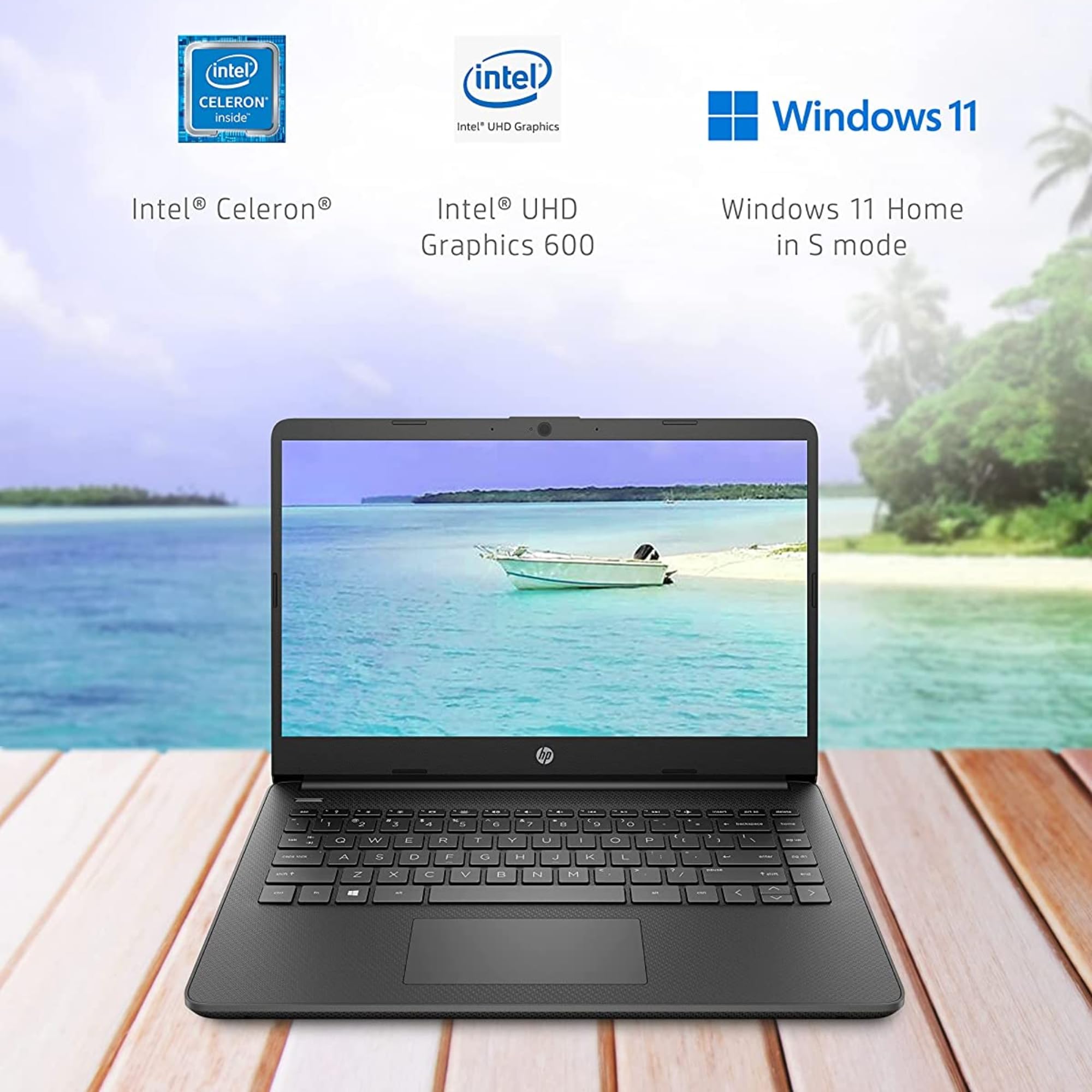 Hp 14-Inch Laptop | Thin, Lightweight, & Powerful | 16Gb Ram | 512Gb External Storage | 64Gb Storage Onboard | Free Ai Enabled M