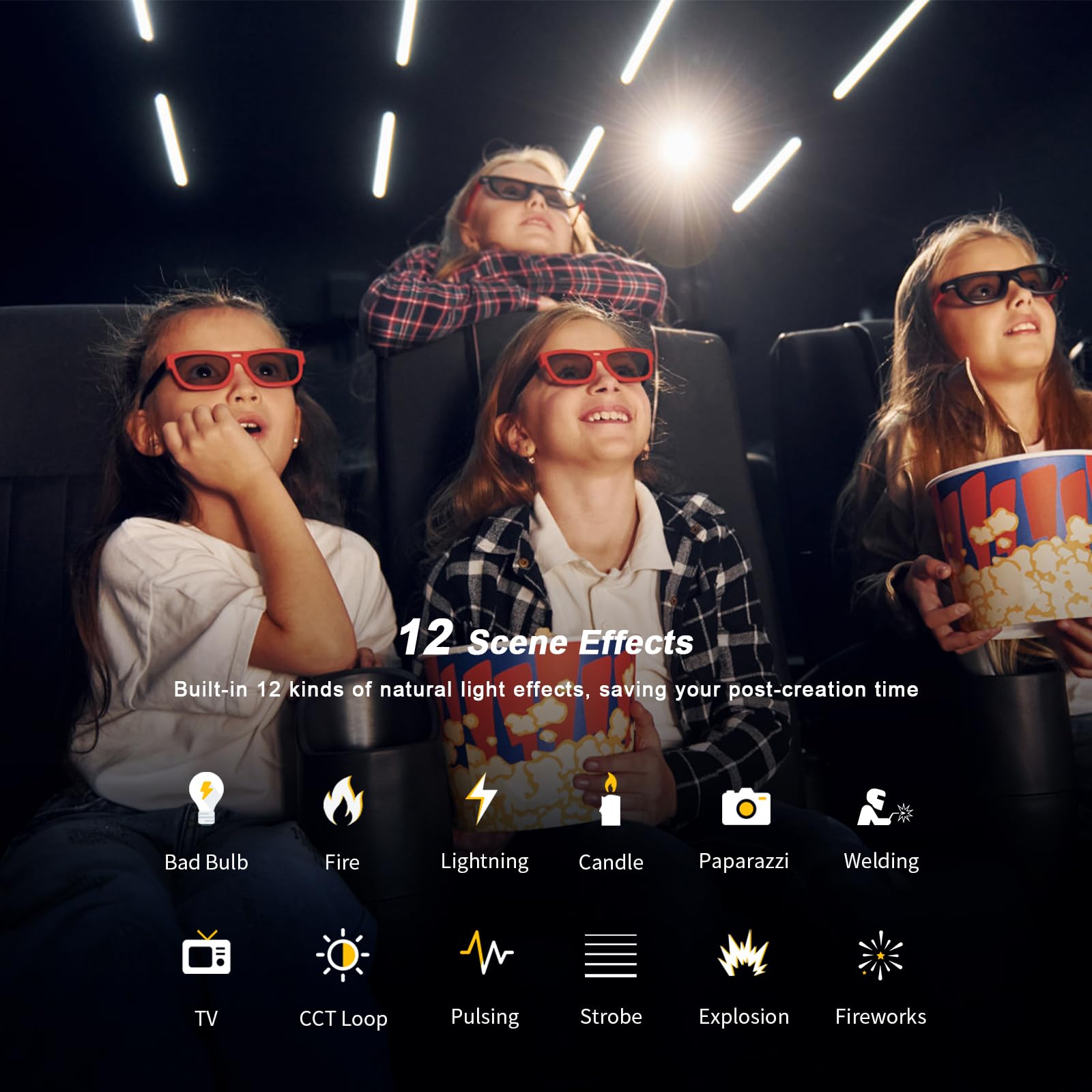 Gvm 300W Led Video Light Kit With Softbox, Cri97+ Photography Lighting For Video Recording With Bowens Mount, 65000Lux/M Studio