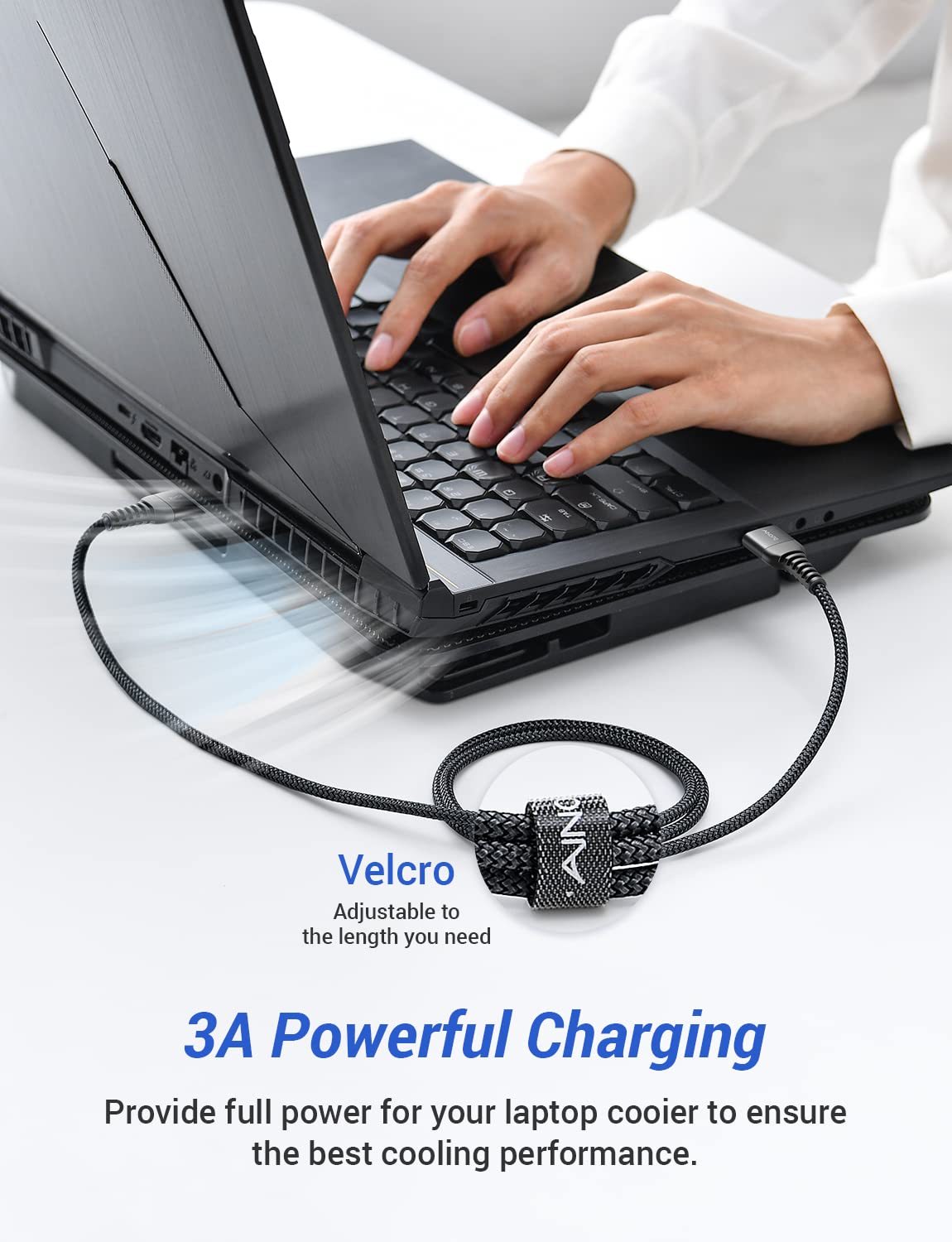 Ainope Usb 3.0 A To A Male Cable 6.6Ft+6.6Ft, [Never Rupture] Usb Male To Male Cable Double End Usb Cord Compatible With Hard Dr